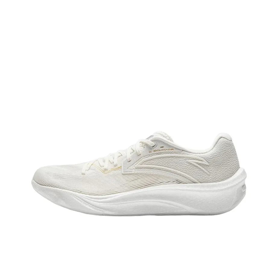 ANTA Asphalt Road Fighter 2.0 Running Shoes Men Low Top Beige