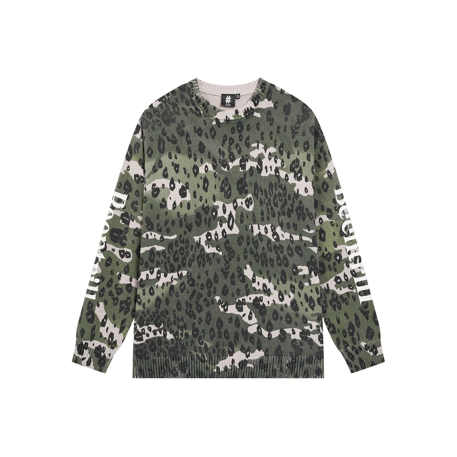 Fun Leopard Print Unisex Sweaters Веселье Леопардовый принт Унисекс Свитера