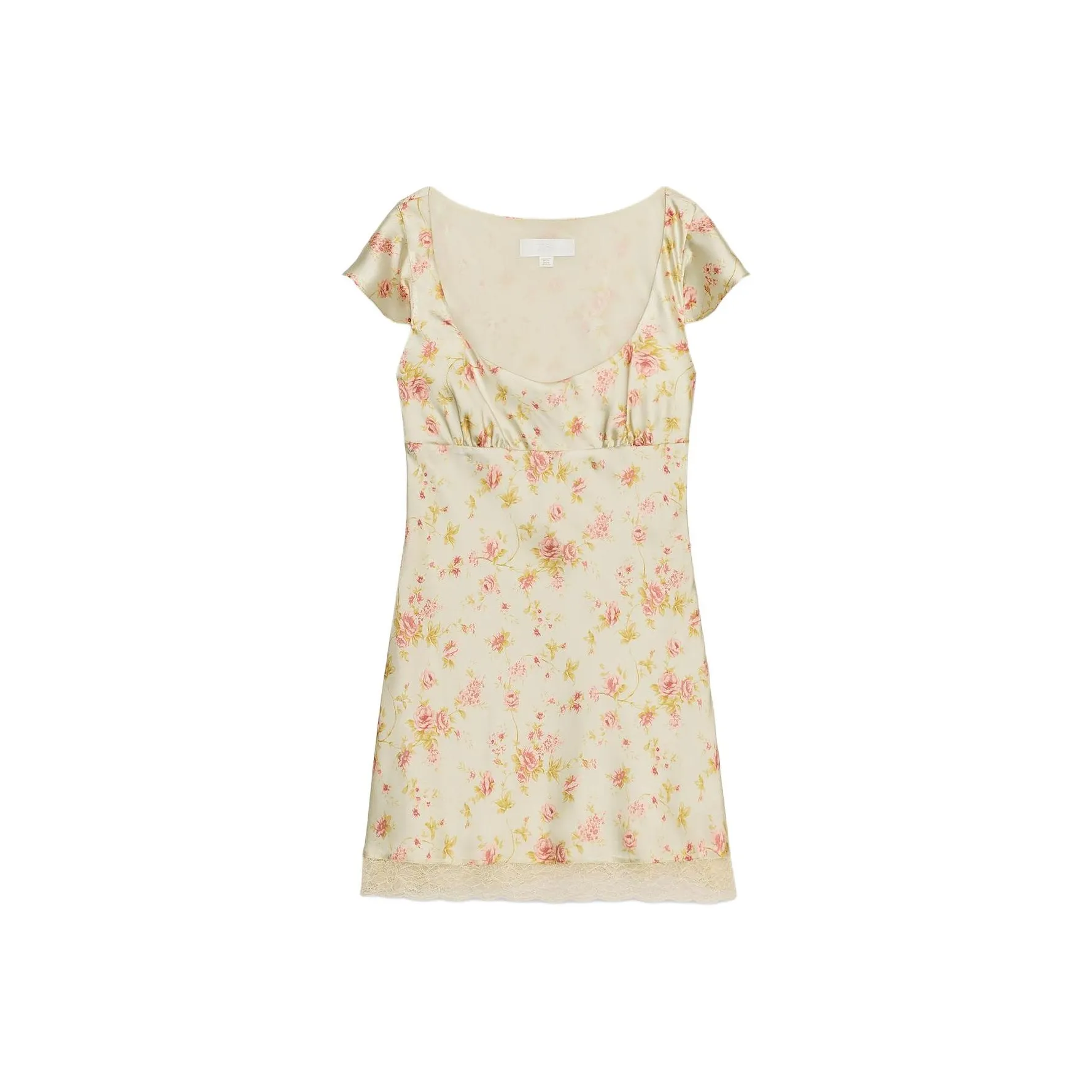 ZARA Короткое платье с короткими рукавами женское