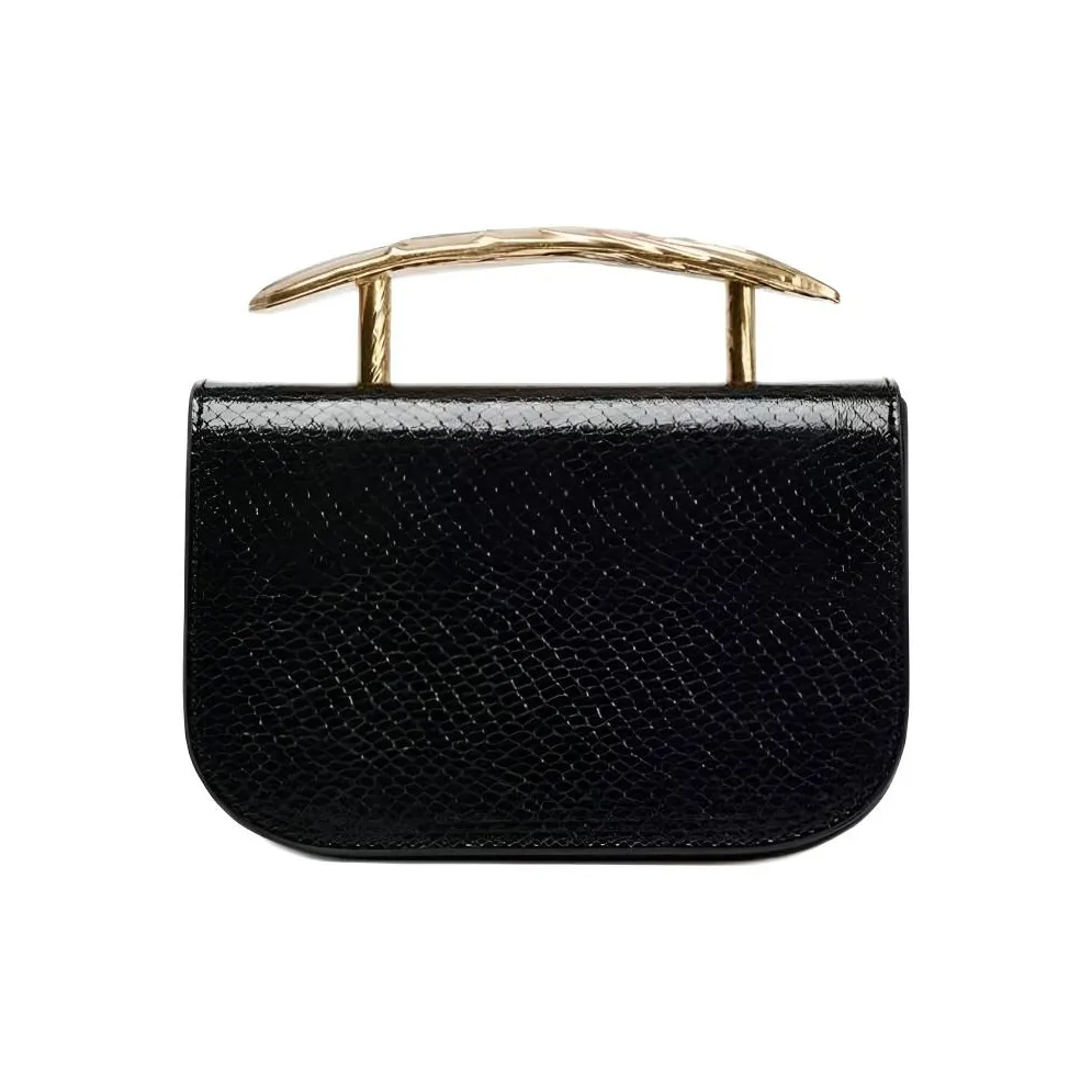 ZARA ПУ (полиуретан) Сумка через плечо Сумка мини Женская Черная