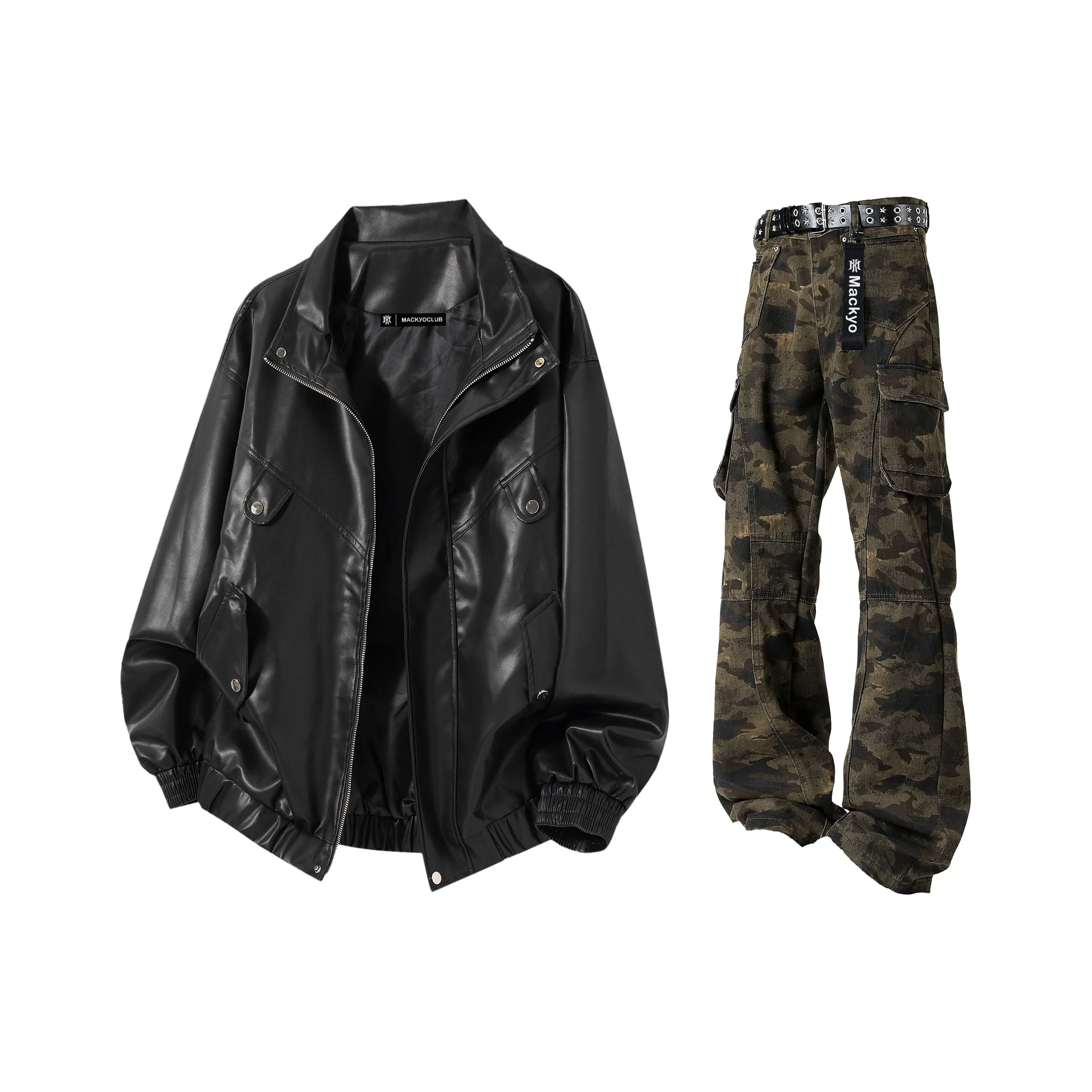 Mackyo x SOORCHCE Повседневная спортивная одежда Унисекс