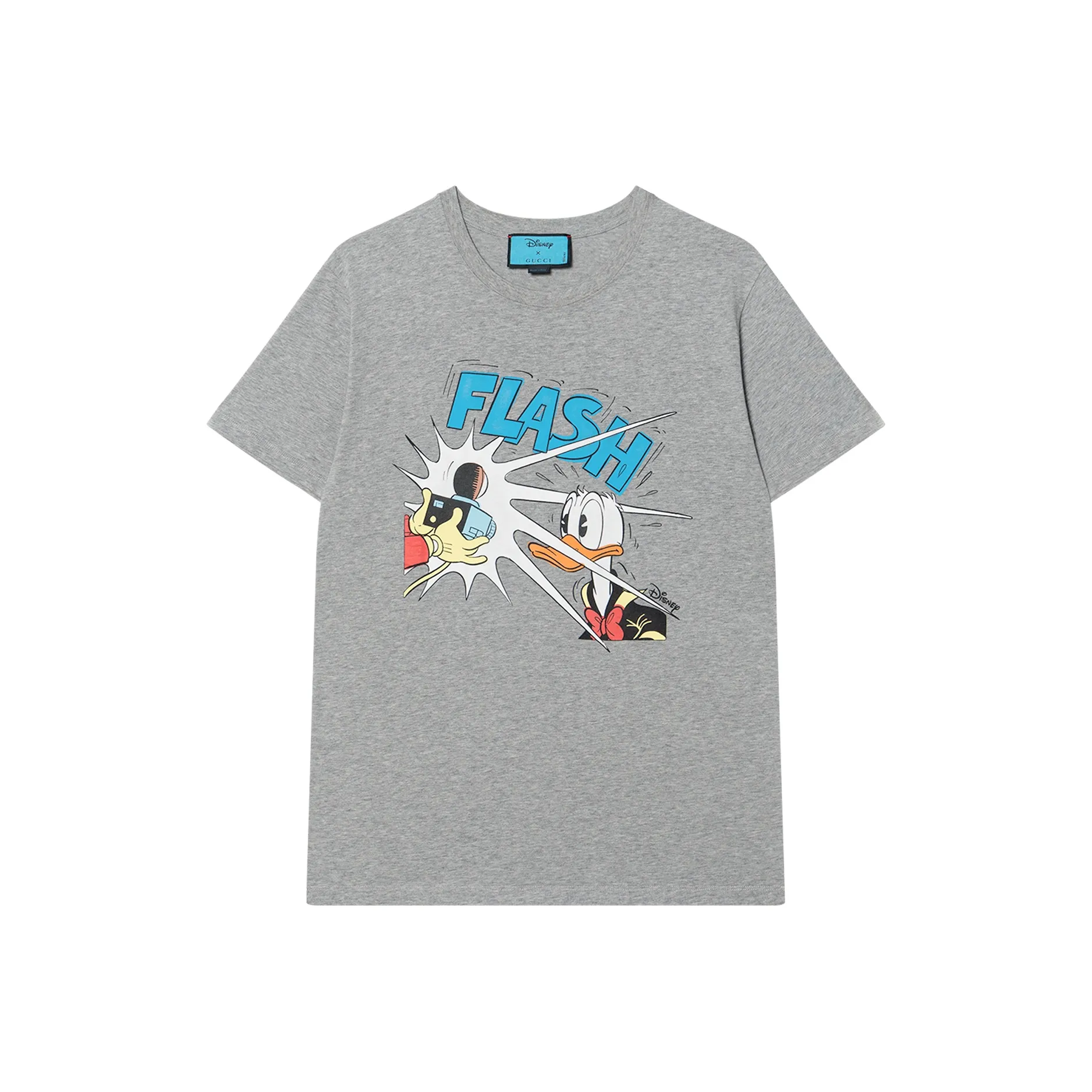 Disney X GUCCI T Shirts Men Gray