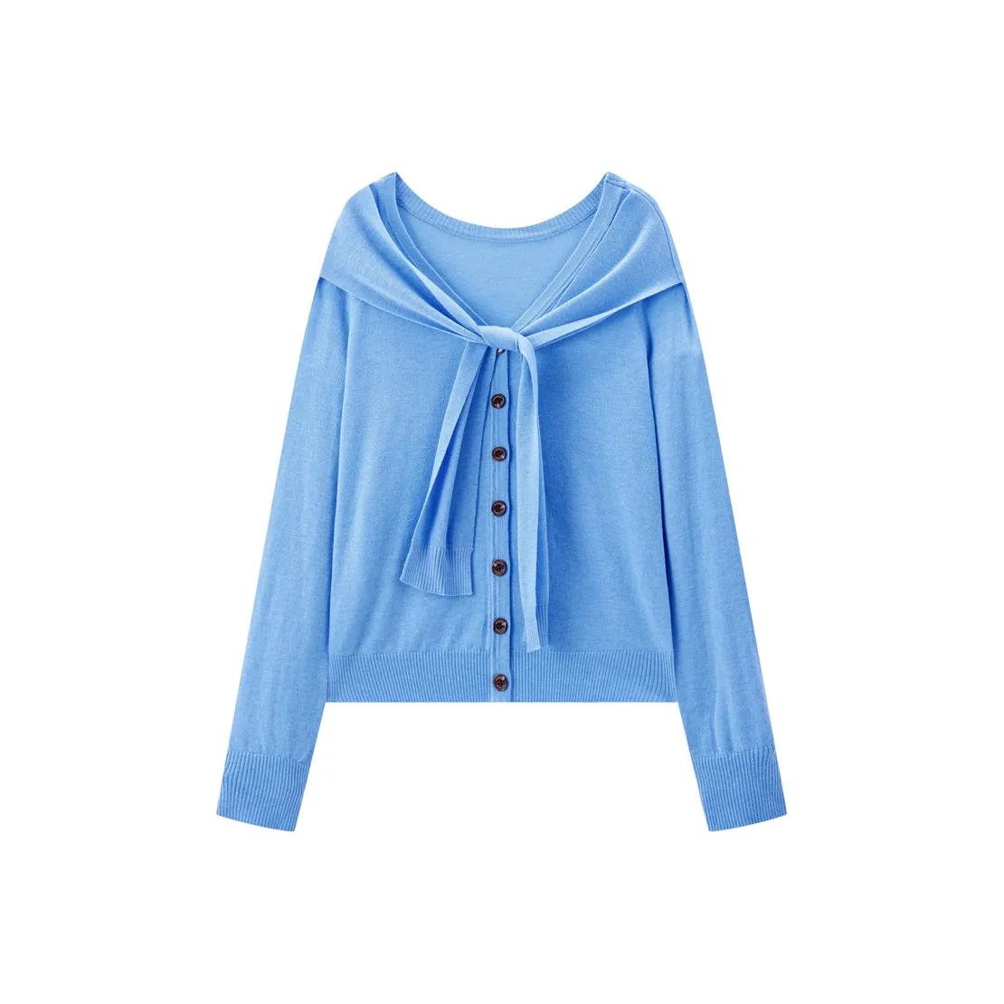 PEACEBIRD Забудь МЕ не Синий Женский Трикотаж