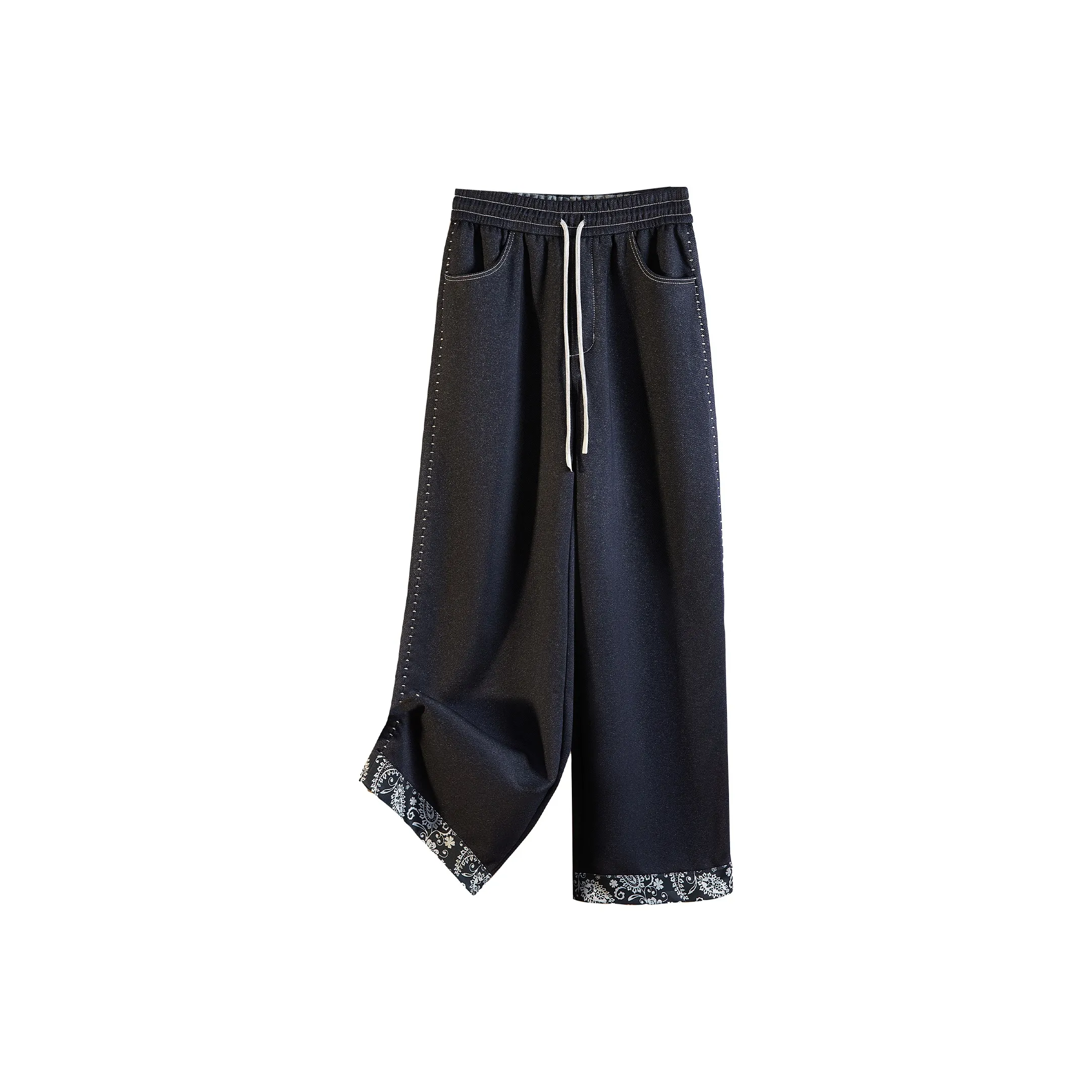 TOUCH Темно-синие женские повседневные штаны