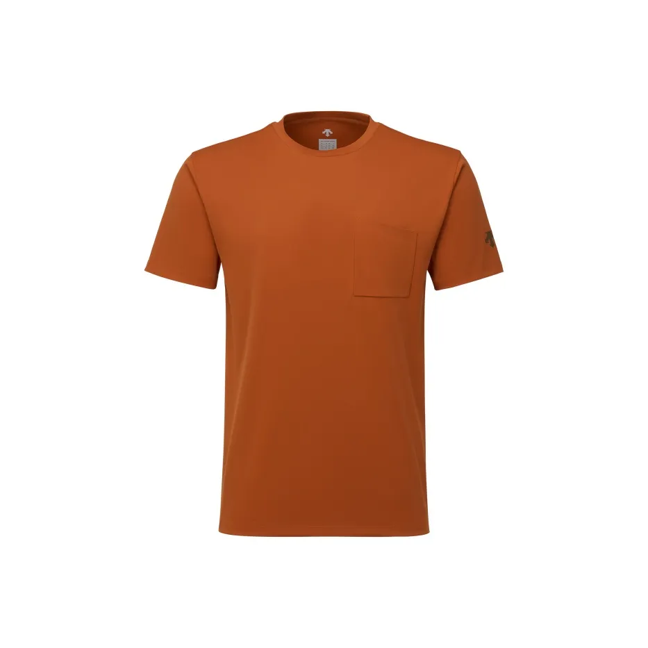 DESCENTE Спортивный Повседневный Мужской Короткий Рукав Трикотаж Мужской