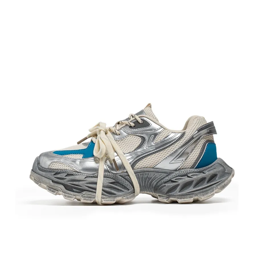 MIIOW Покрытие Износостойкое Дышащий Противоскользящий Низкий Топ Толстая подошва Кроссовки Мужские