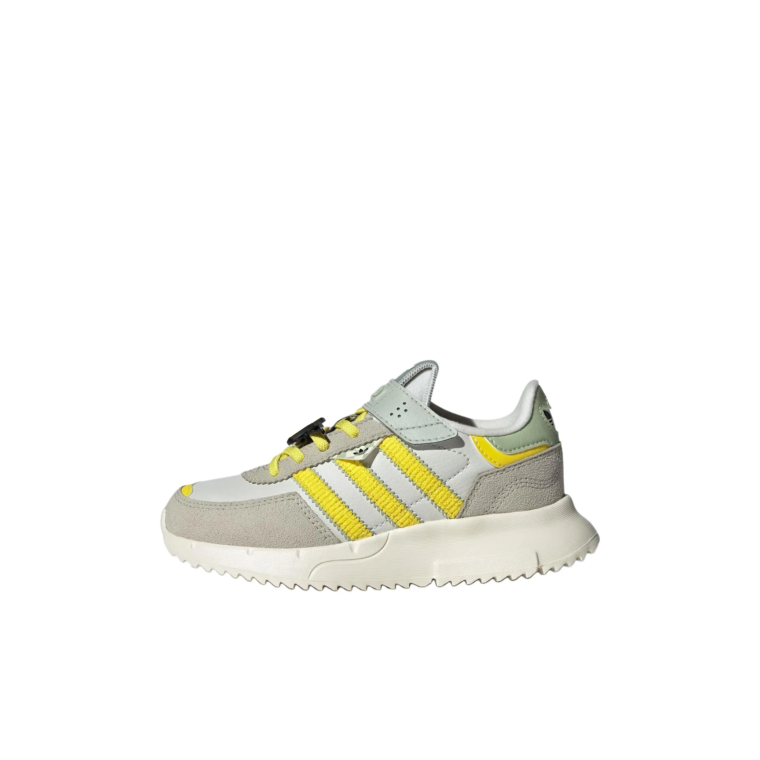 Disney x Adidas Originals Retropy F2 Low Топ Kids Lifestyle Shoes Серый Желтый Детский