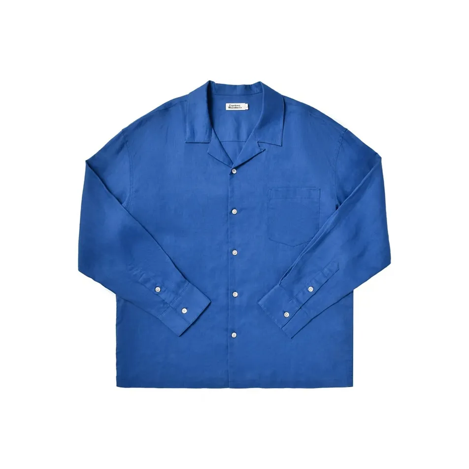 EXPM Маленький Синий Мужские Рубашки