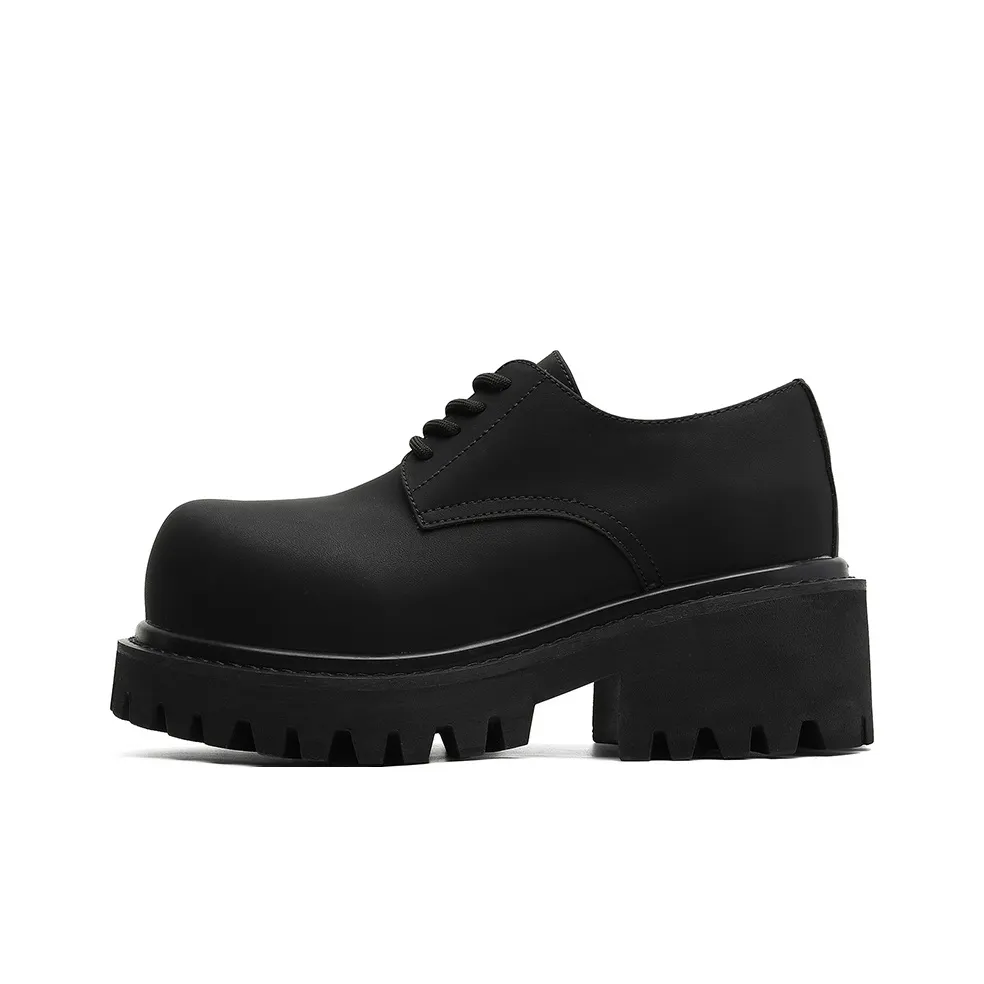 ZHENRAN 10 см визуально увеличивает рост Derby Обувь Повседневные кожаные туфли Мужской