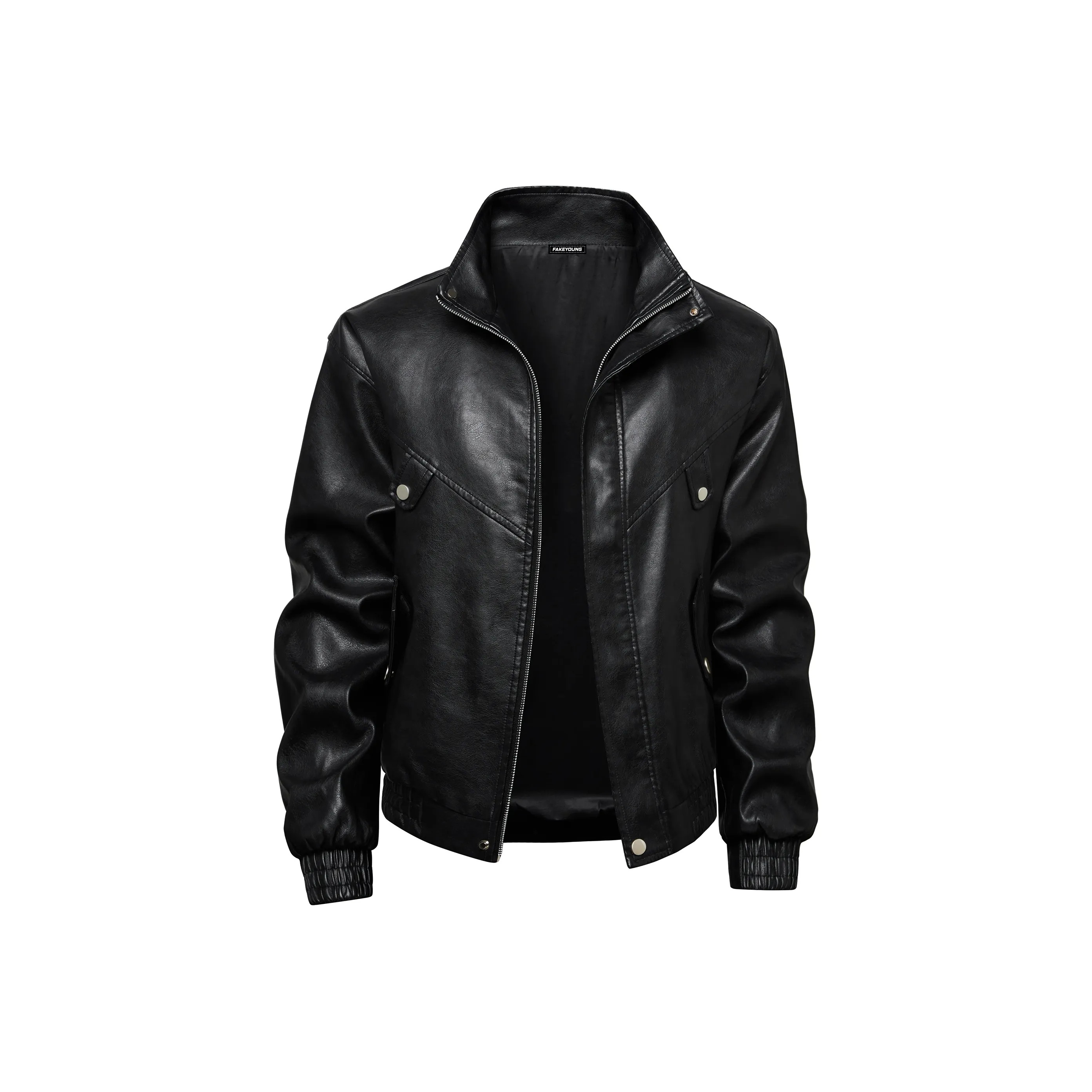 Fakeyoung Кожа Куртка Унисекс