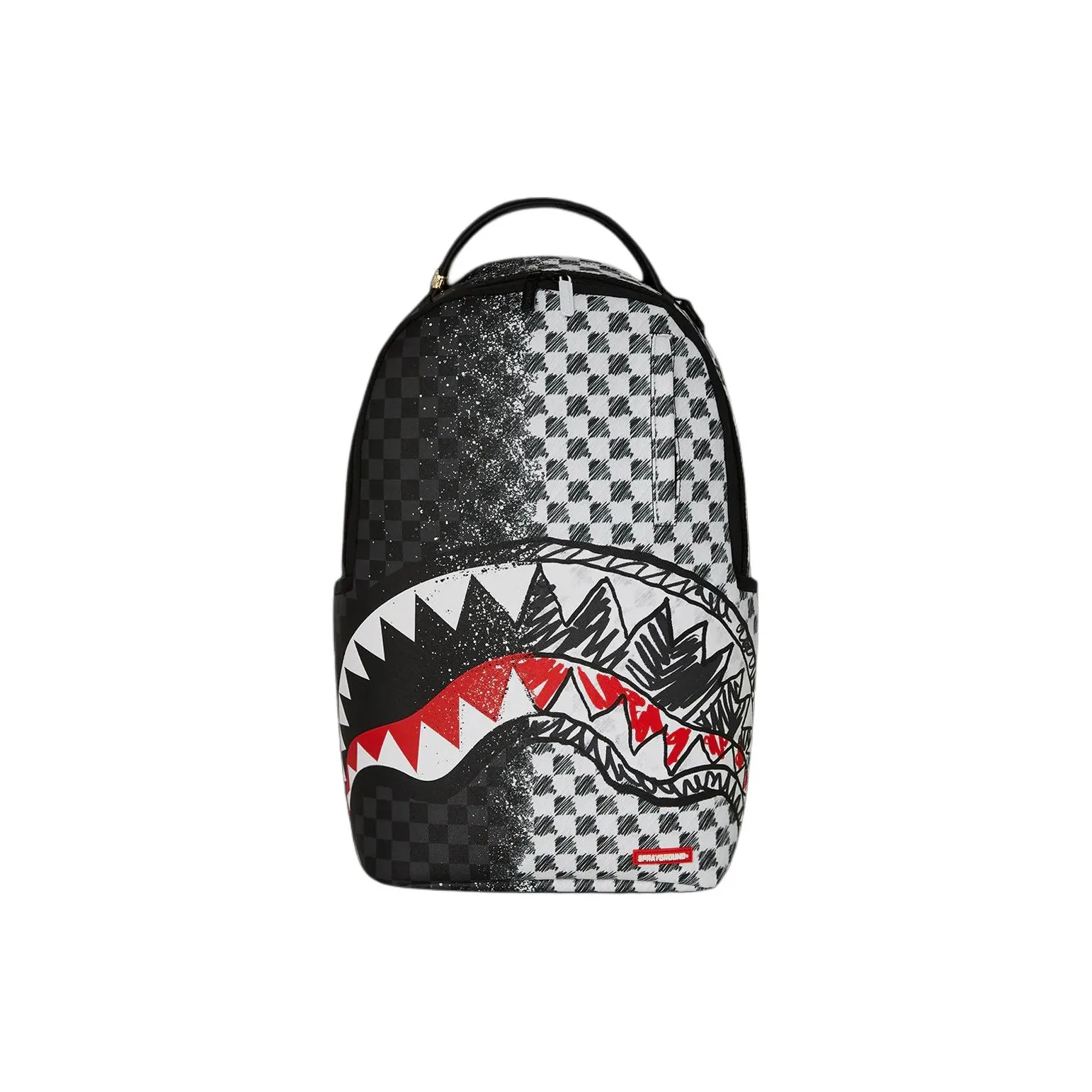 SPRAYGROUND Рюкзак из ПВХ Унисекс Черный Белый