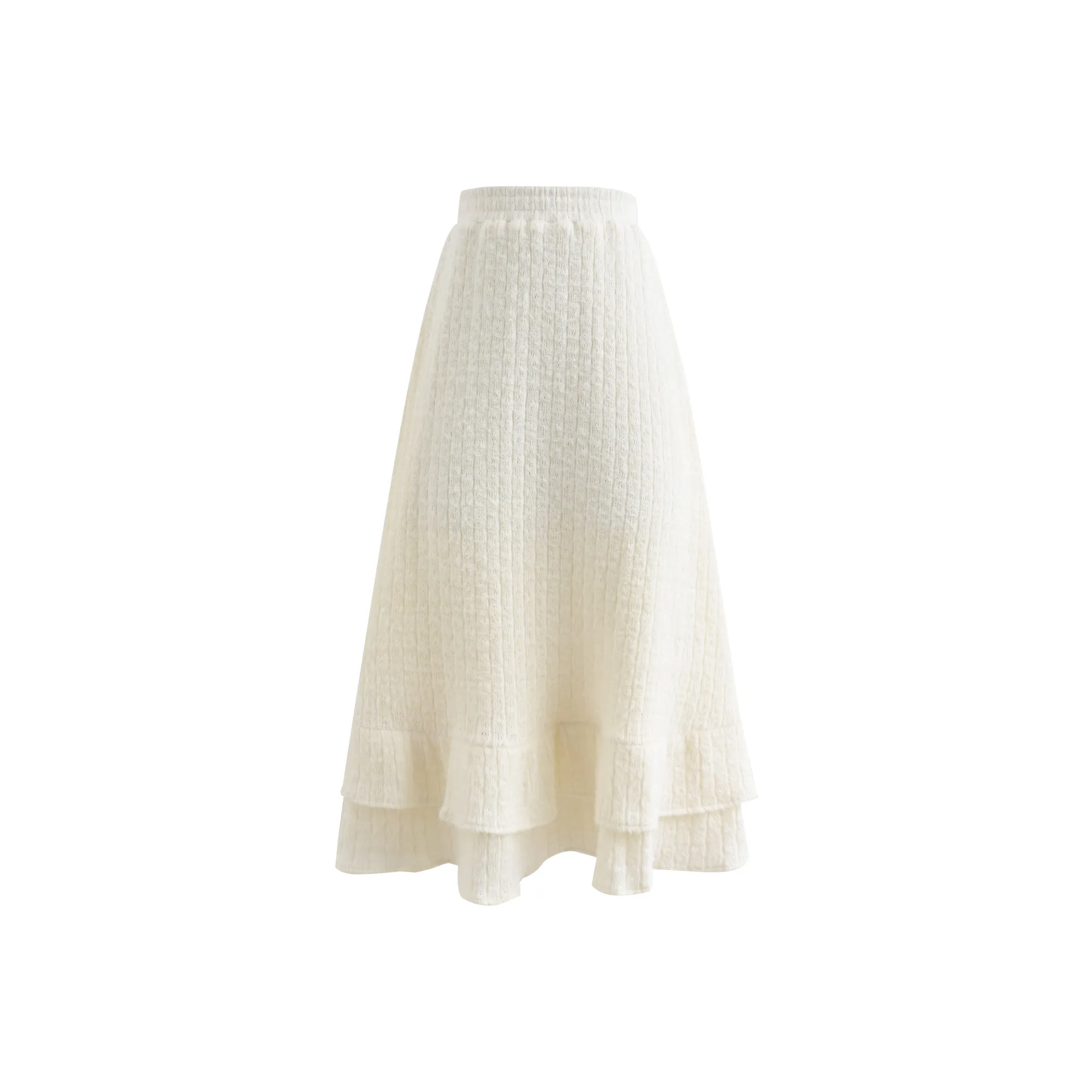 SNBL Белый Женские Повседневные Длинные Юбки