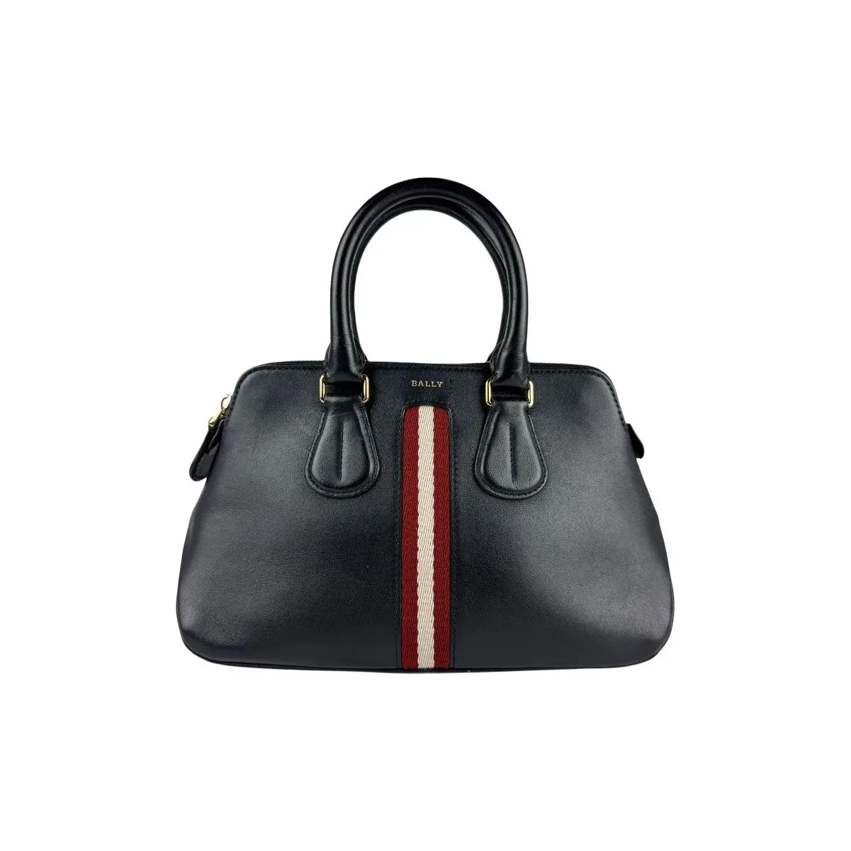 BALLY Сумка из коровьей кожи Boston Сумка через плечо Сумка для женщин Черная