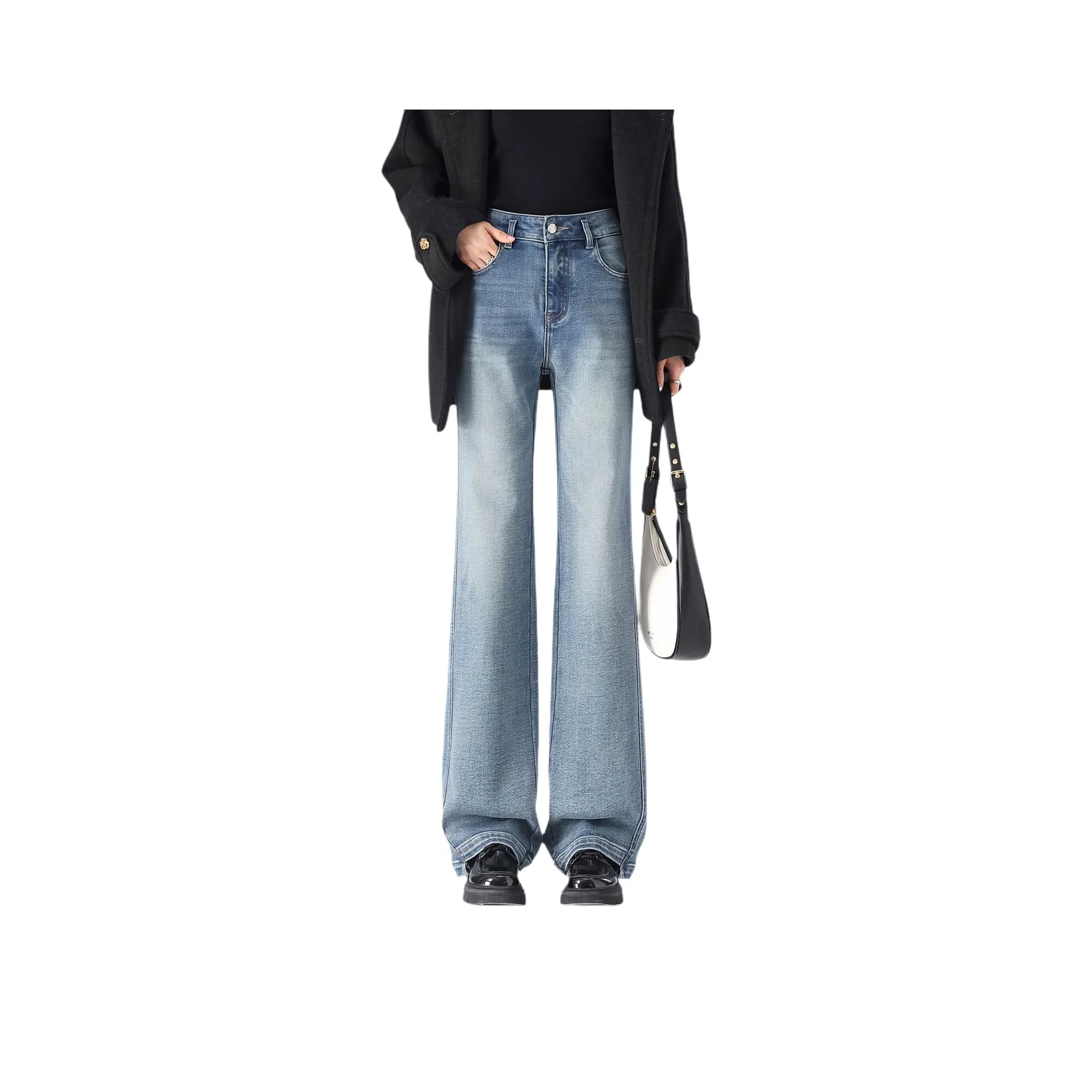 SITOL Blue Women's Jeans SITOL Синий Женские Джинсы