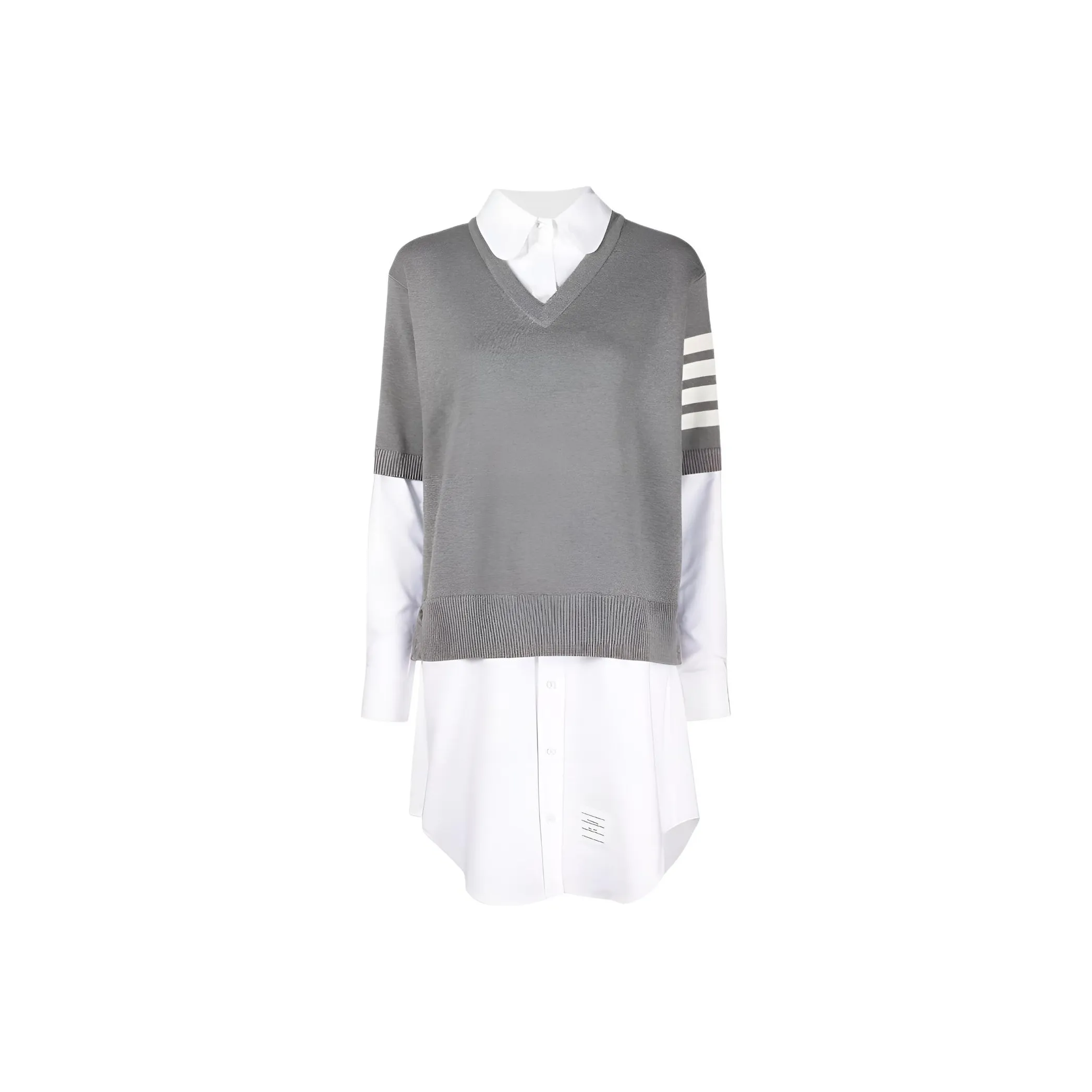 THOM BROWNE Long Sleeved Dresses Women's Multicolor