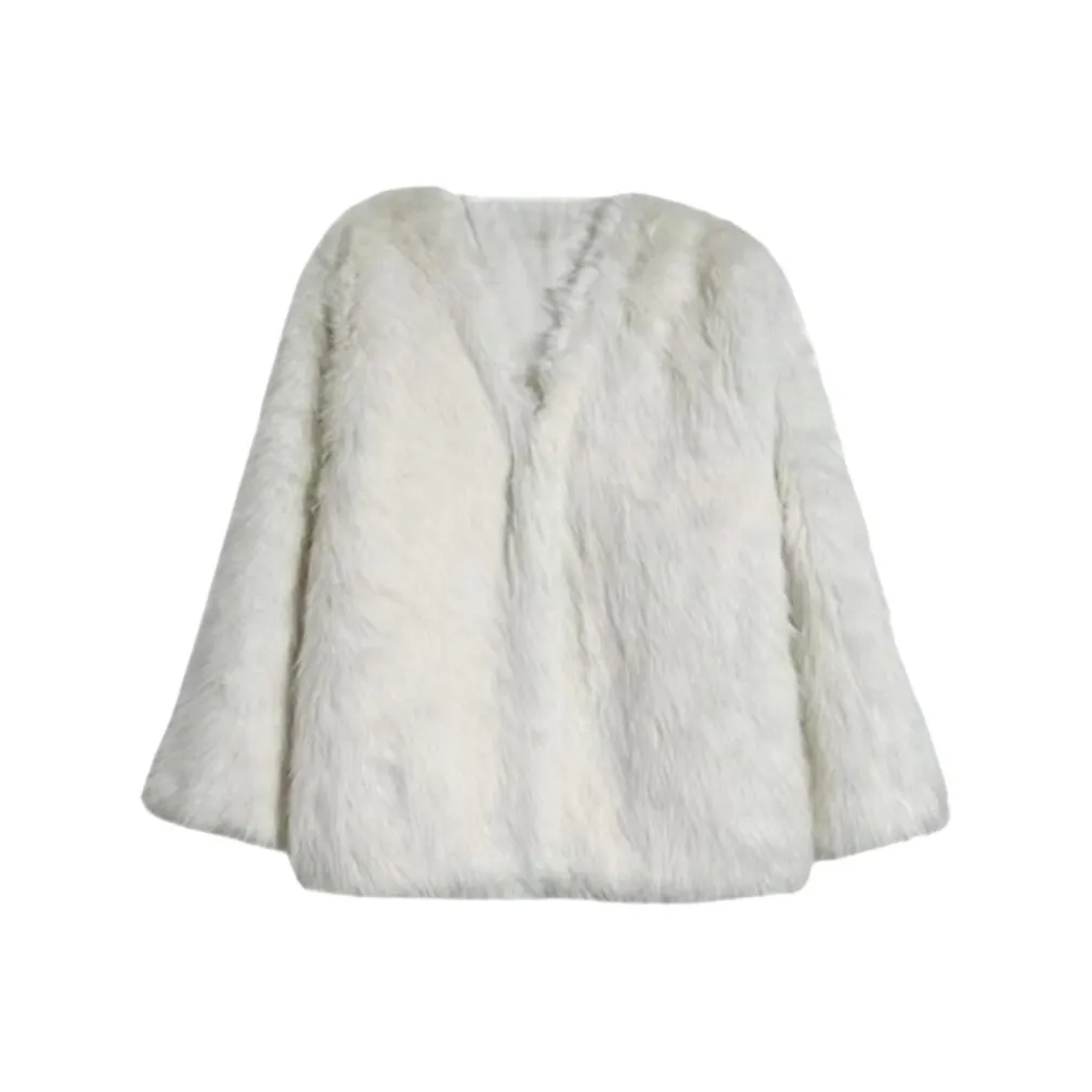 ZEKIKO STUDIO Белый Женские Меховые изделия