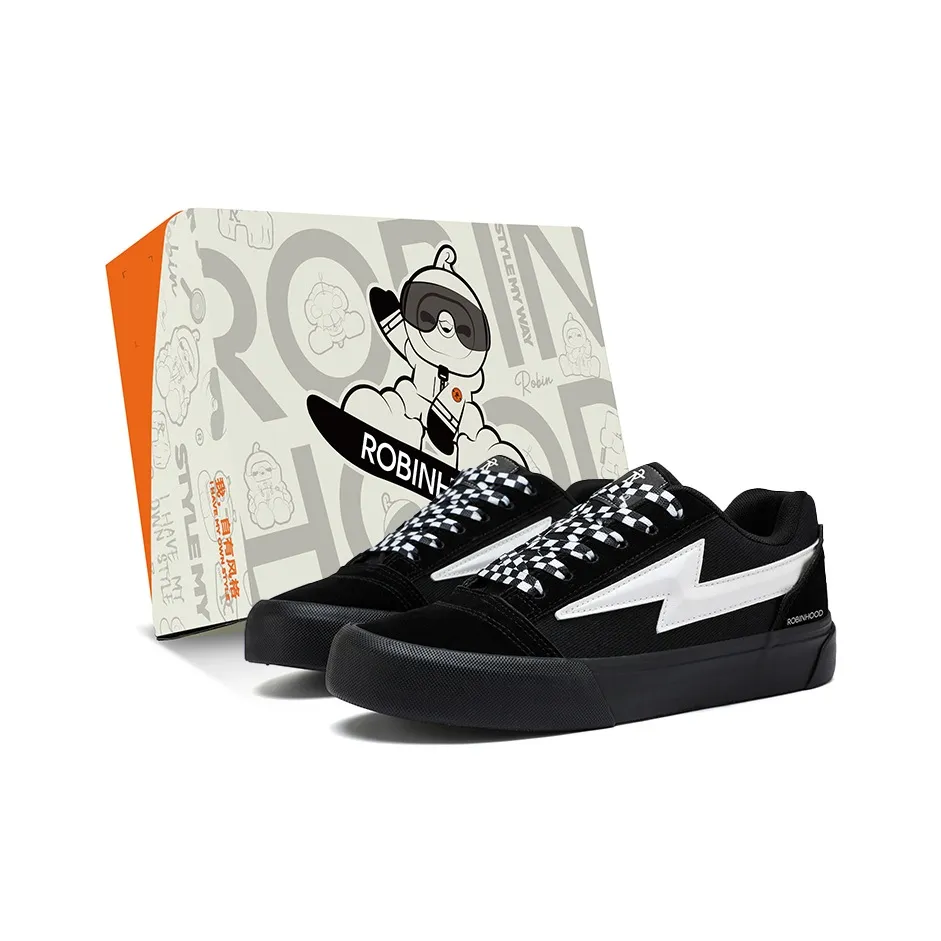 ROBINHOOD Амортизация Покрытие Ударостойкость Устойчивость к истиранию Противоскользящие Низкие Кроссовки для скейтбординга Мужские