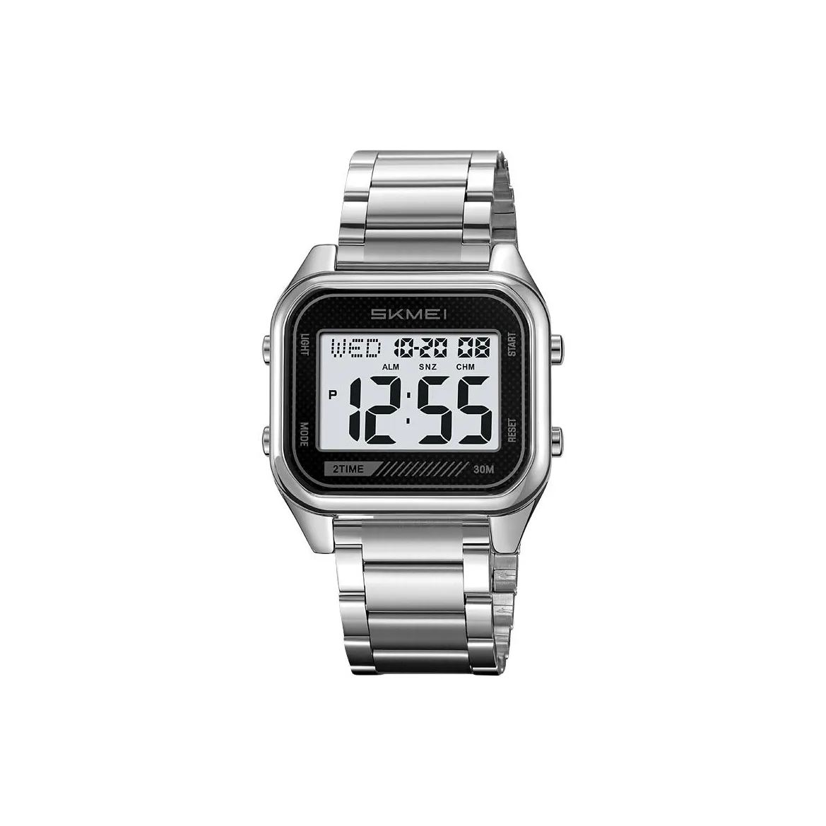 SKMEI Электронный Механизм Нержавеющая Сталь Ремешок Часы Мужские Многоцветный Циферблат Часов