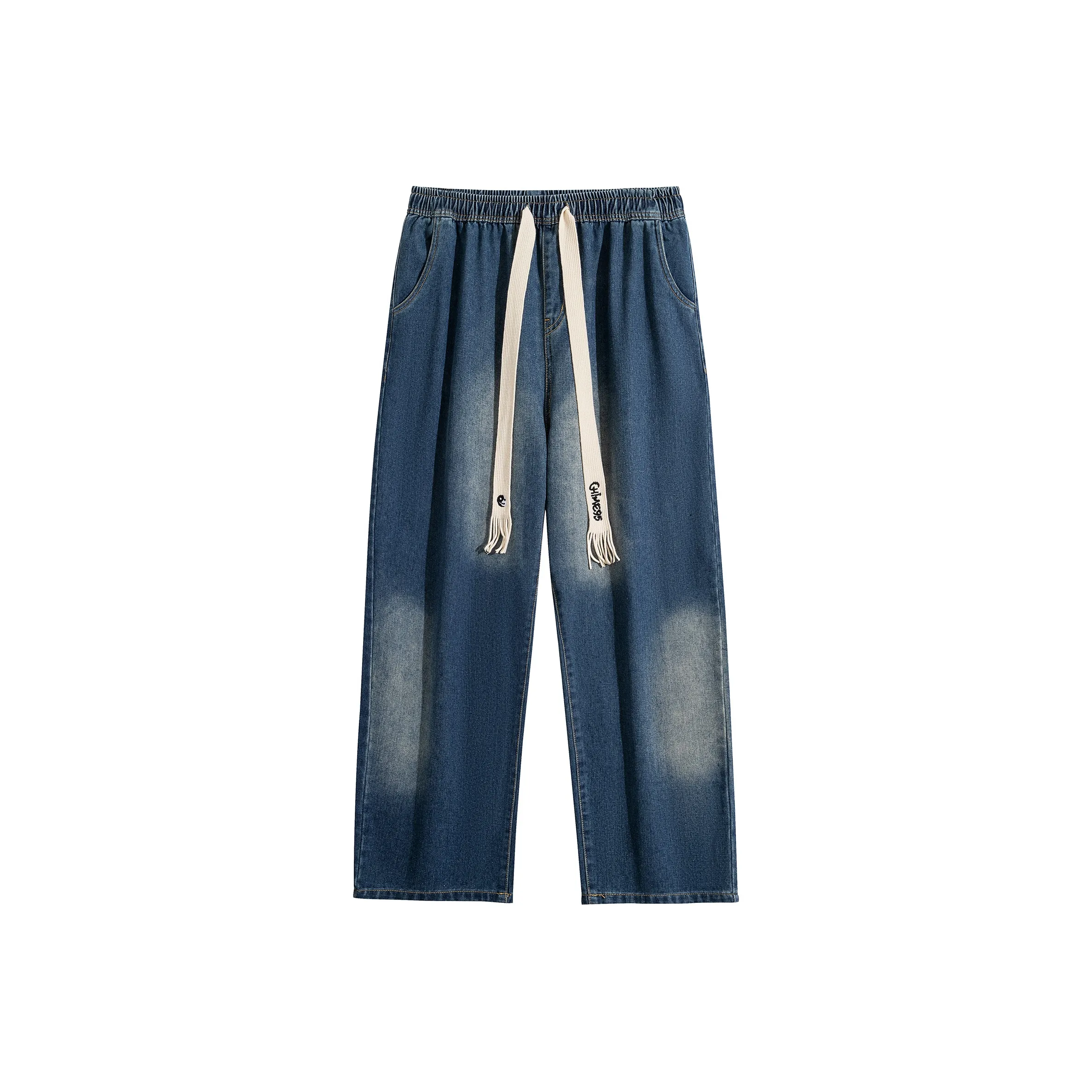 Struggle Vintage95 Джинсы Унисекс Выстиранный Синий