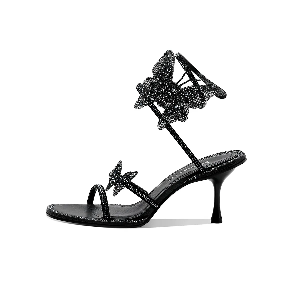 Hoov Высокие каблуки Обсидиан Черный 7,5 см Женские