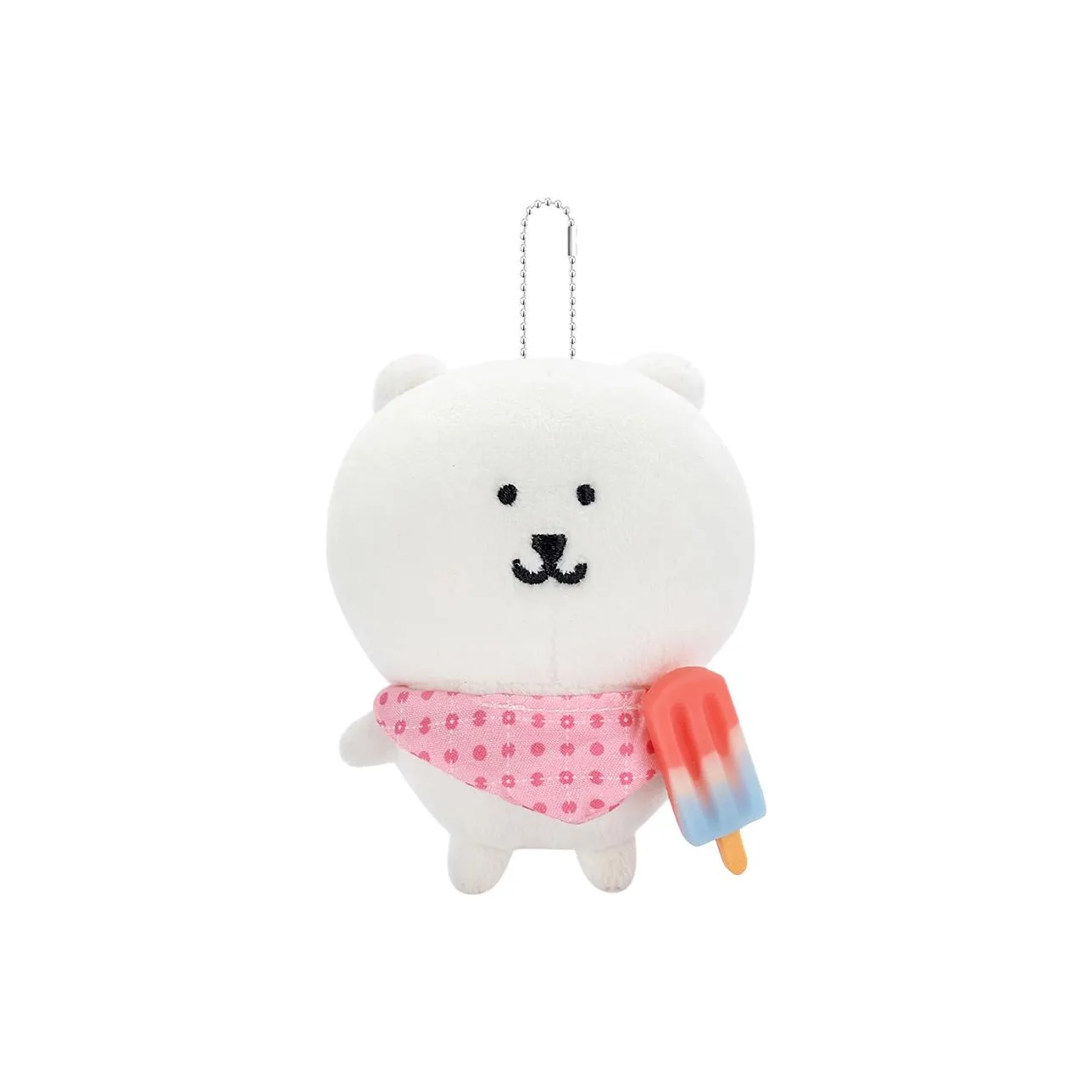 Дружба Смешной Медведь Костюм Красный синий Мороженое Точка Платье Плюшевый Брелок 10 см Высота