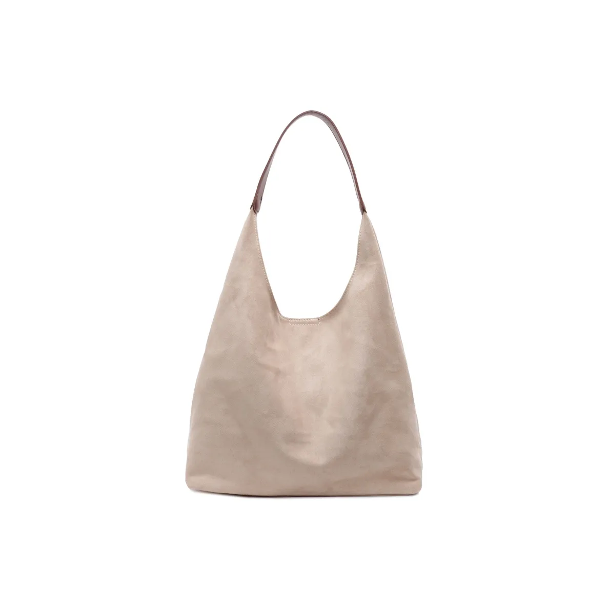 Gerlanx Замша Тоут Сумка Плечевая Сумка Женская Экрю Черный Зеленый Кофейный Коричневый