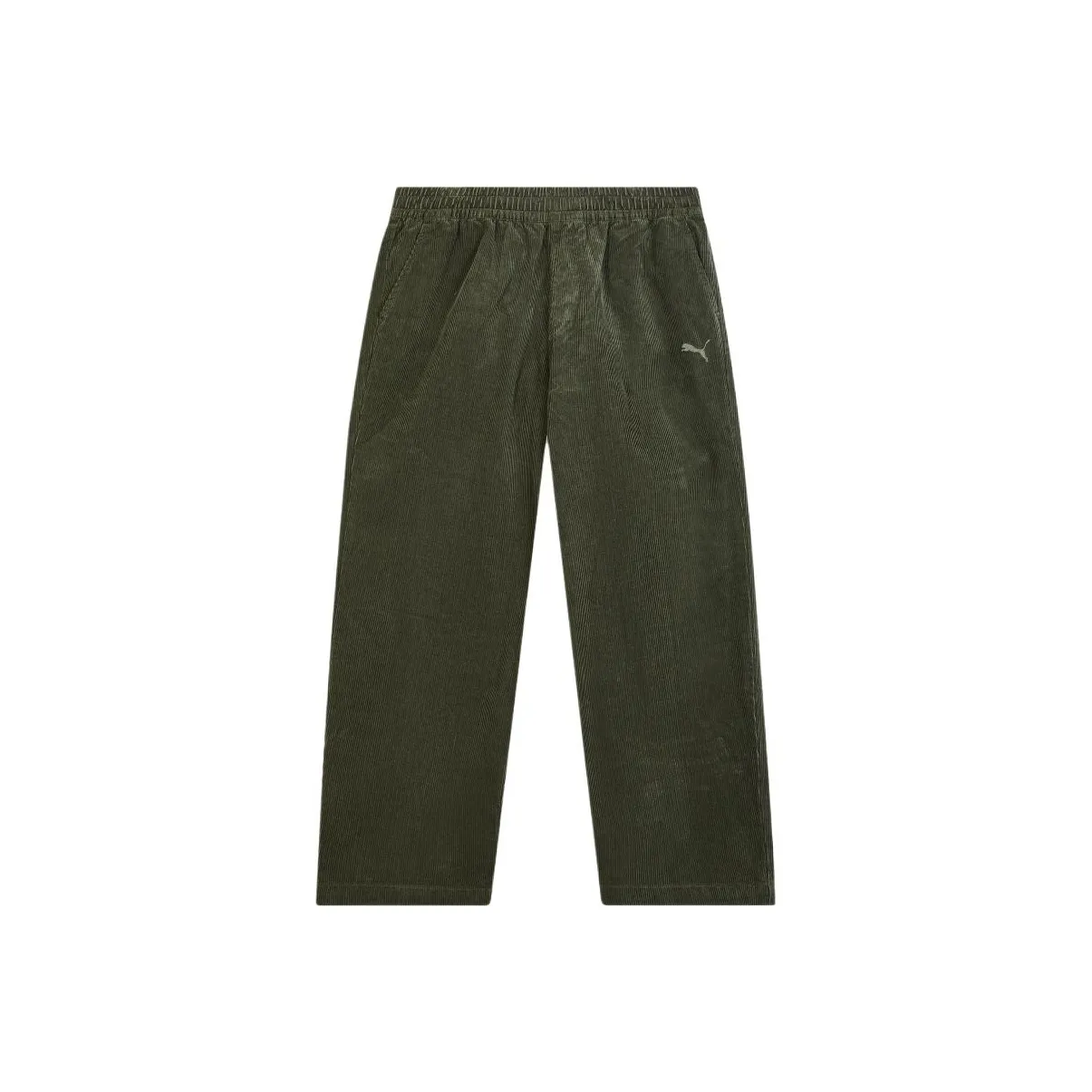 PUMA ESS Повседневные брюки Мужские Оливково-зеленые