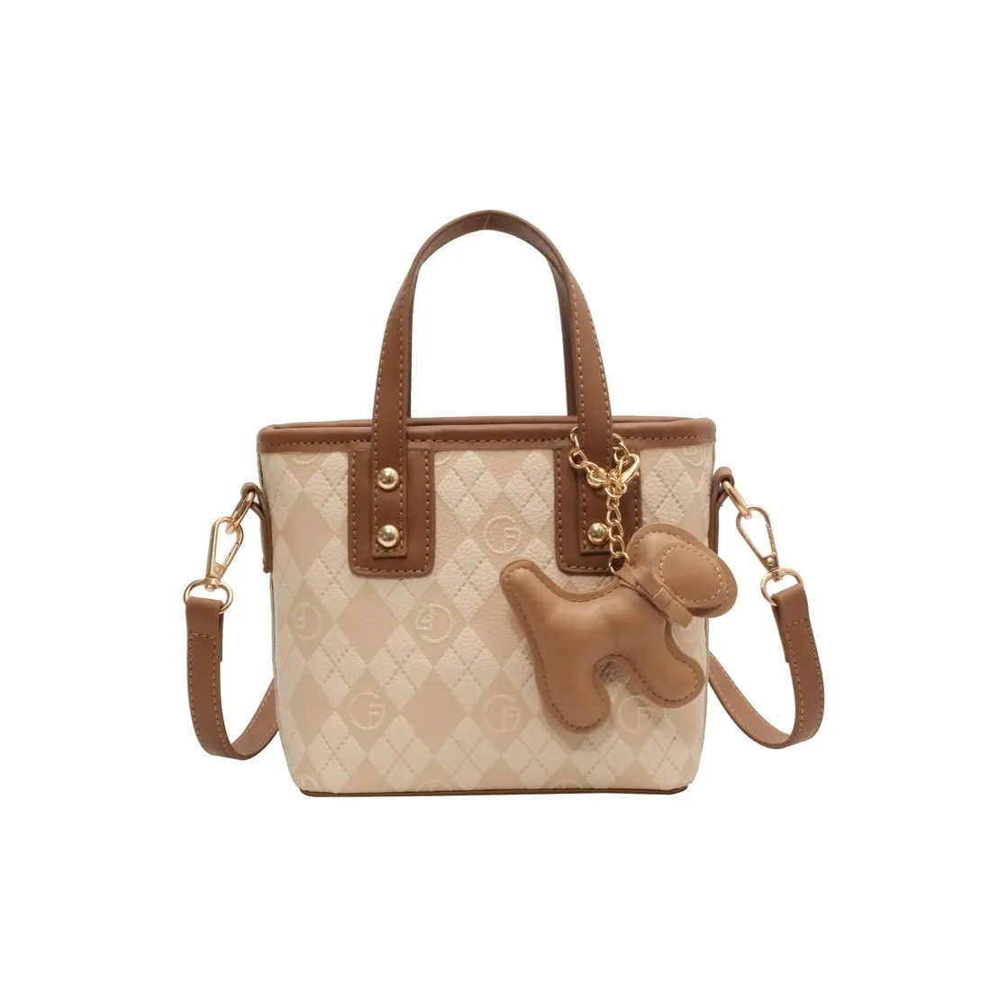 DIFFERENT FACES ПУ (полиуретан) Сумка Женская Светло-желтая