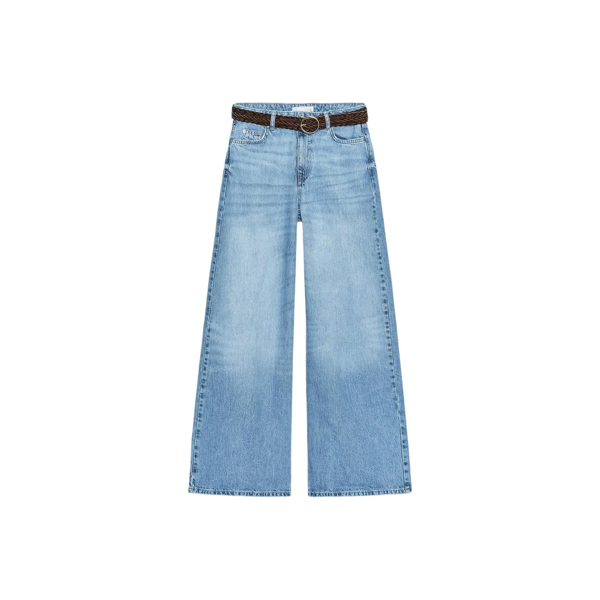 ZARA Medium Blue Women's Jeans ZARA Средне-синие женские джинсы