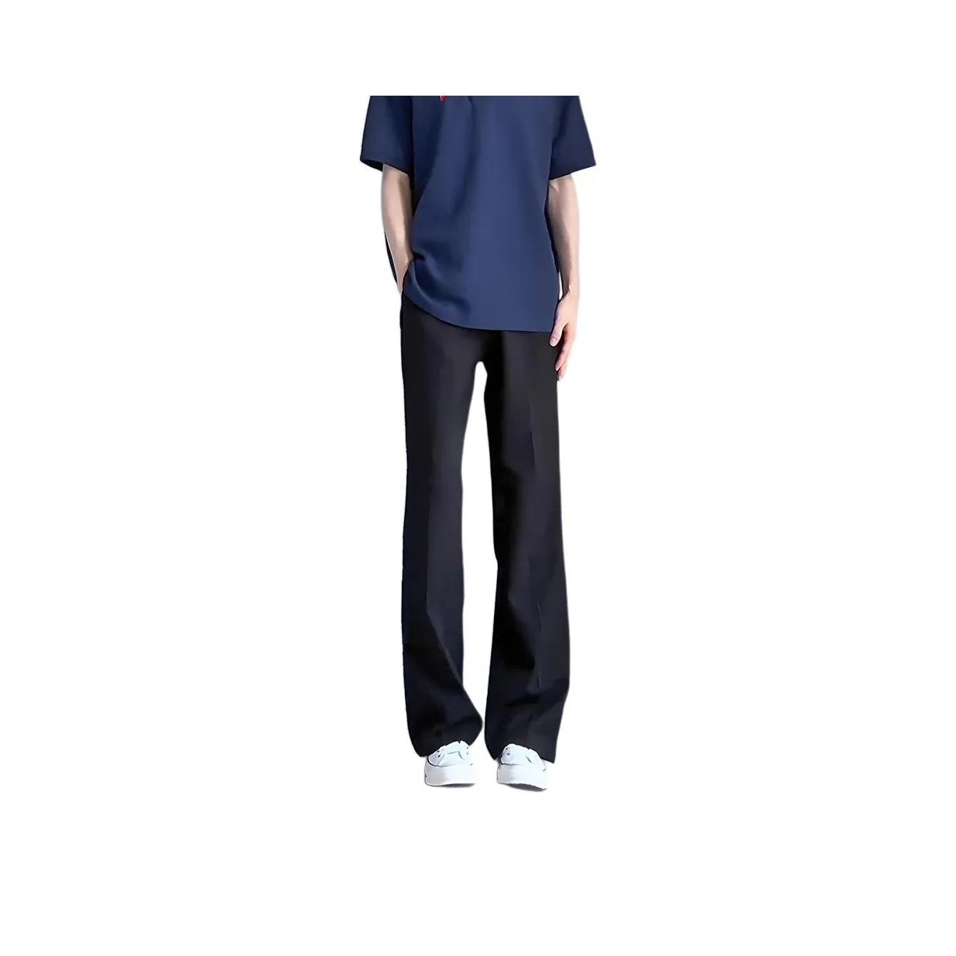 BEAR UNION Черные Унисекс Костюмные Штаны