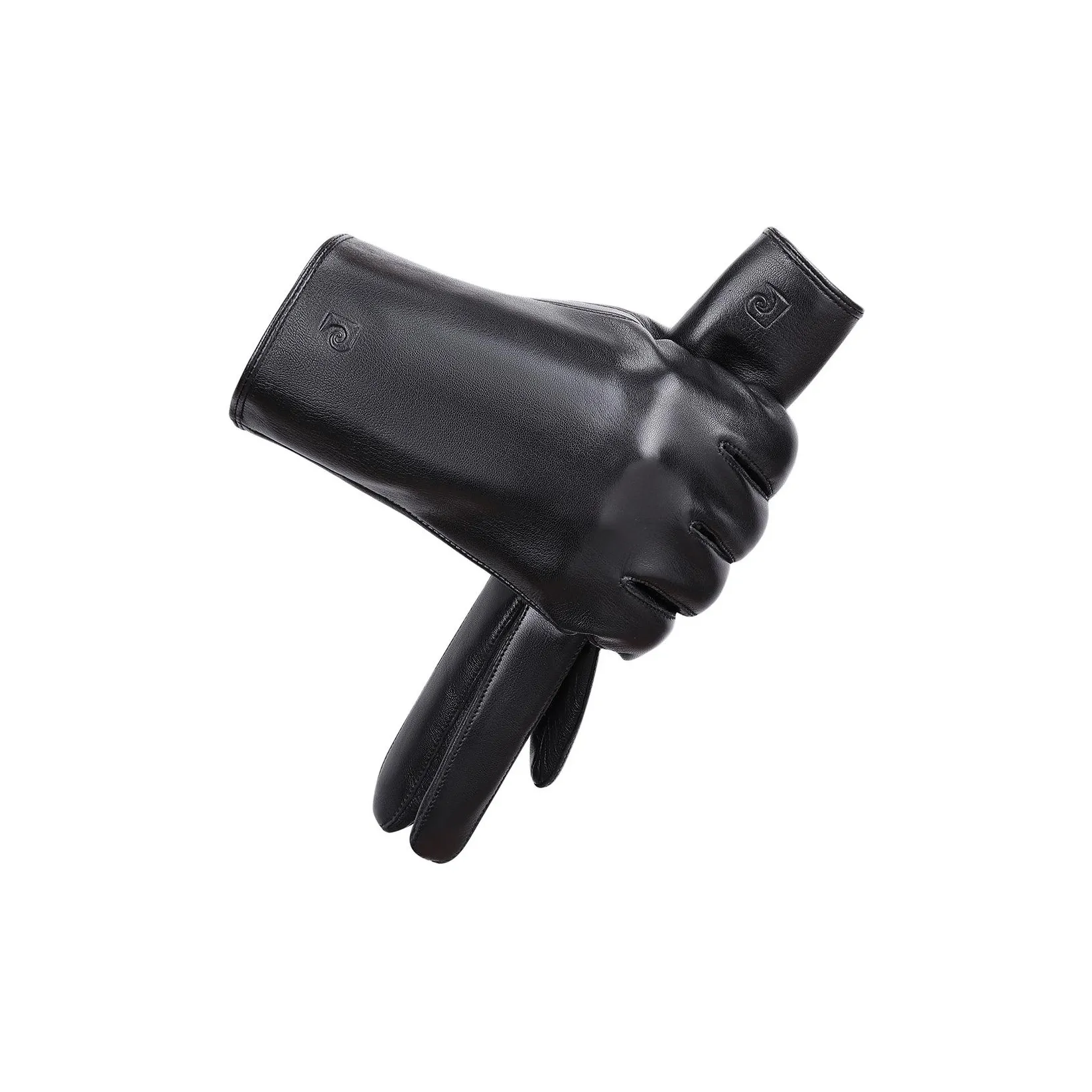 PIERRE CARDIN Овчина Перчатки Мужские Черные