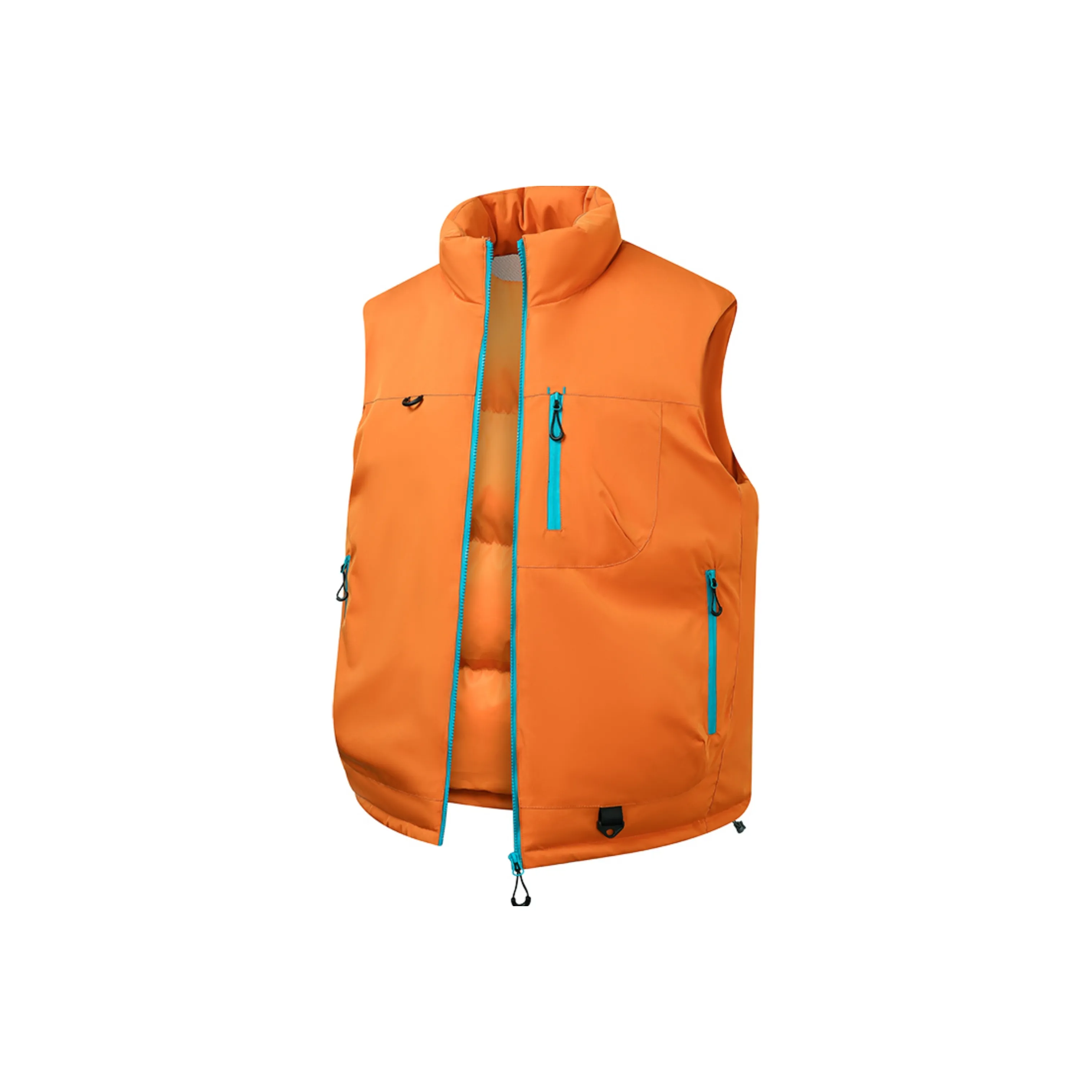 PASOK Жилет Комплект для пары Утолщенный Мода Срез Плечо Пальто Верхняя одежда Премиум Feel Унисекс