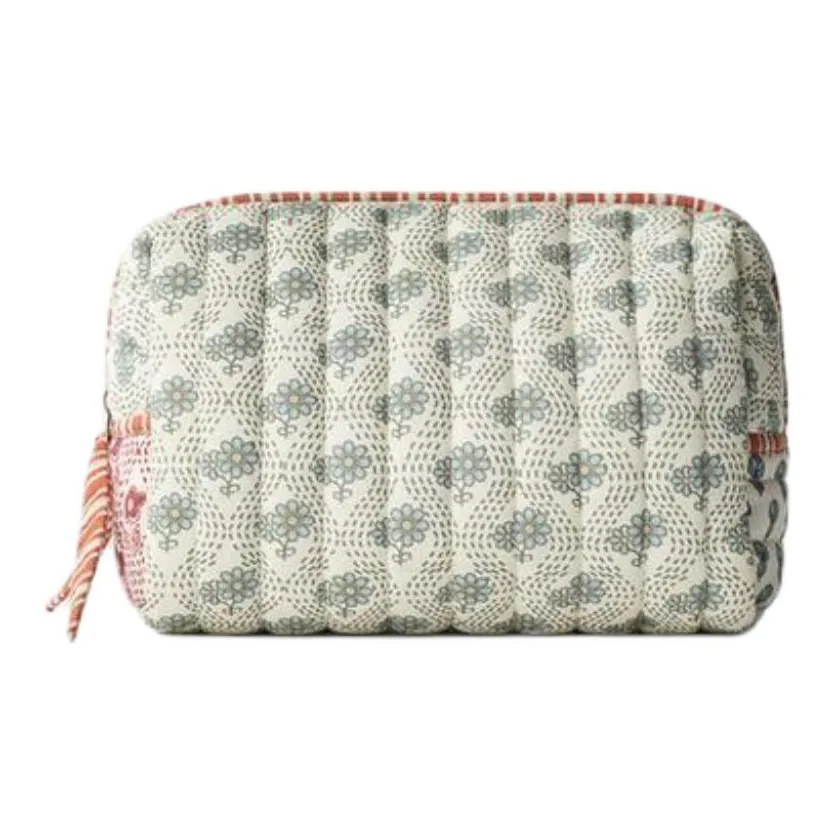 ZARA Хлопок Путешествие Сумка для хранения Женская Экрю