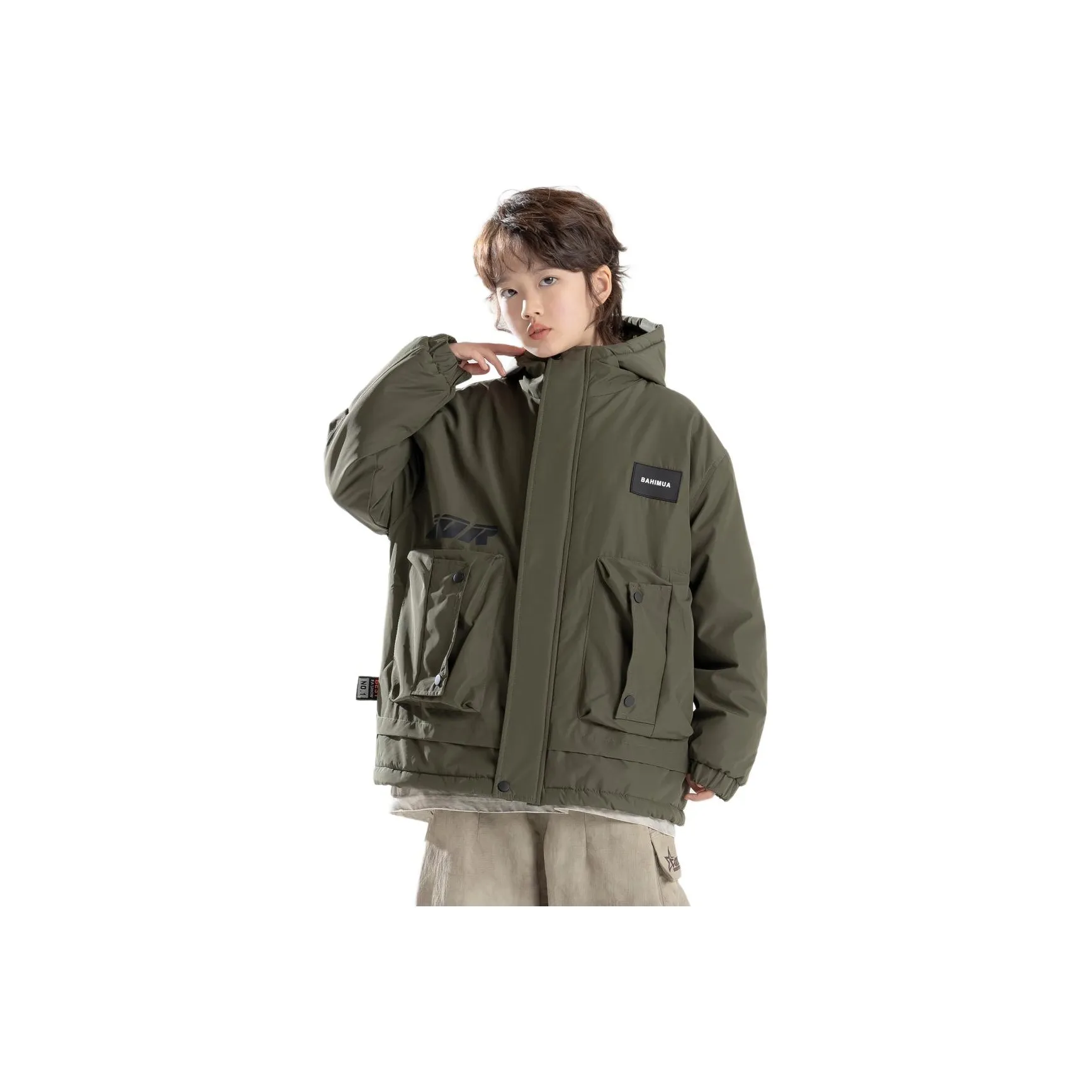 URBANSHOW Утолщенный и с флисовой подкладкой парка пальто