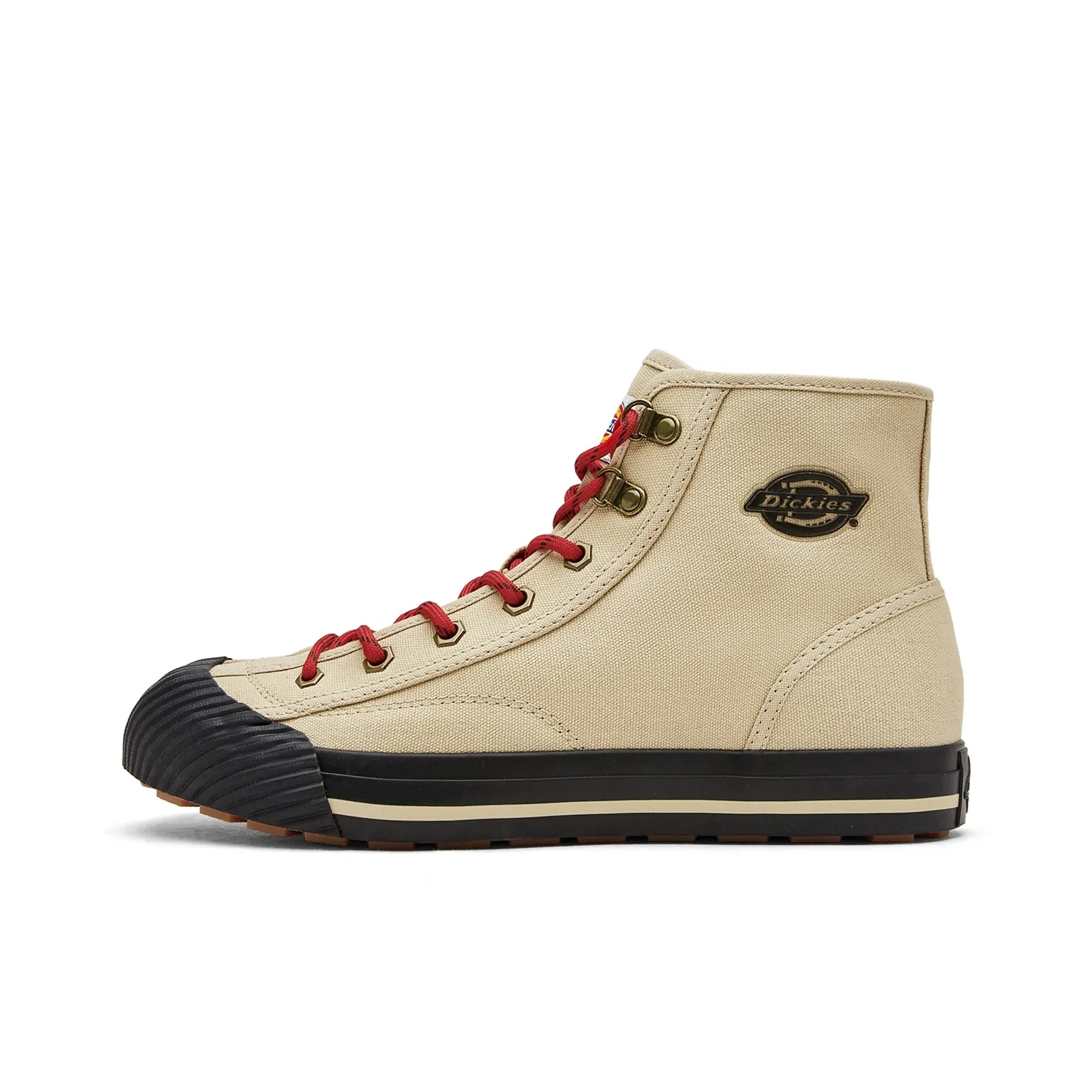 Dickies High Топ Скейтборд Кроссовки Мужские Бежево-Черные