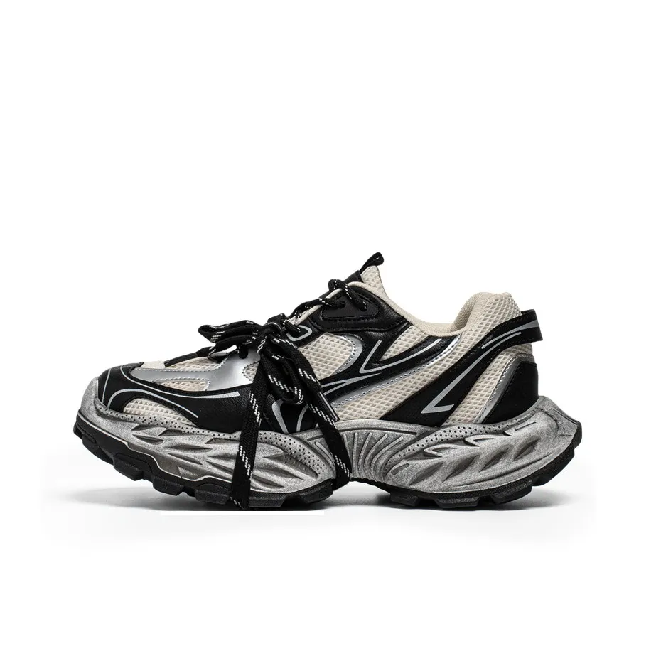 NANJIREN Износостойкий Легкий Дышащий и Противоскользящий. Низкий Топ Толстая Подошва Мужские Кроссовки