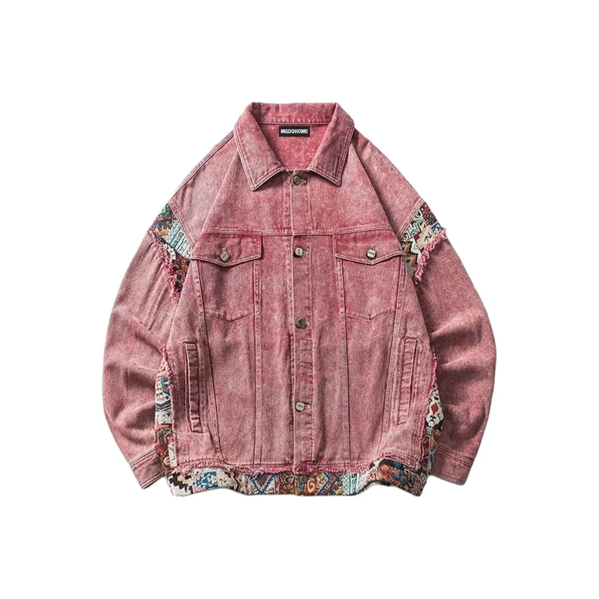 Meter Американский винтаж Пэчворк Деним Куртка