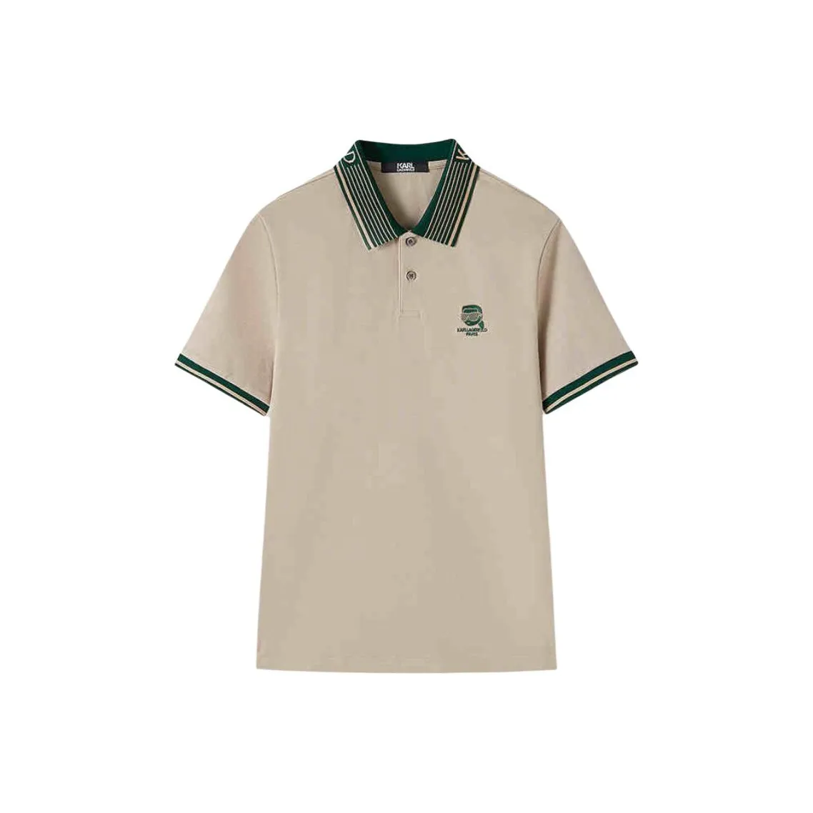 Karl Lagerfeld SS25 Поло Мужское Хаки