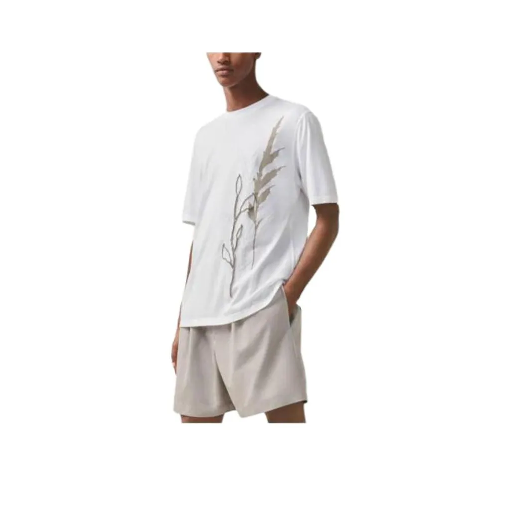 HERMES Белая Мужская T-Рубашка