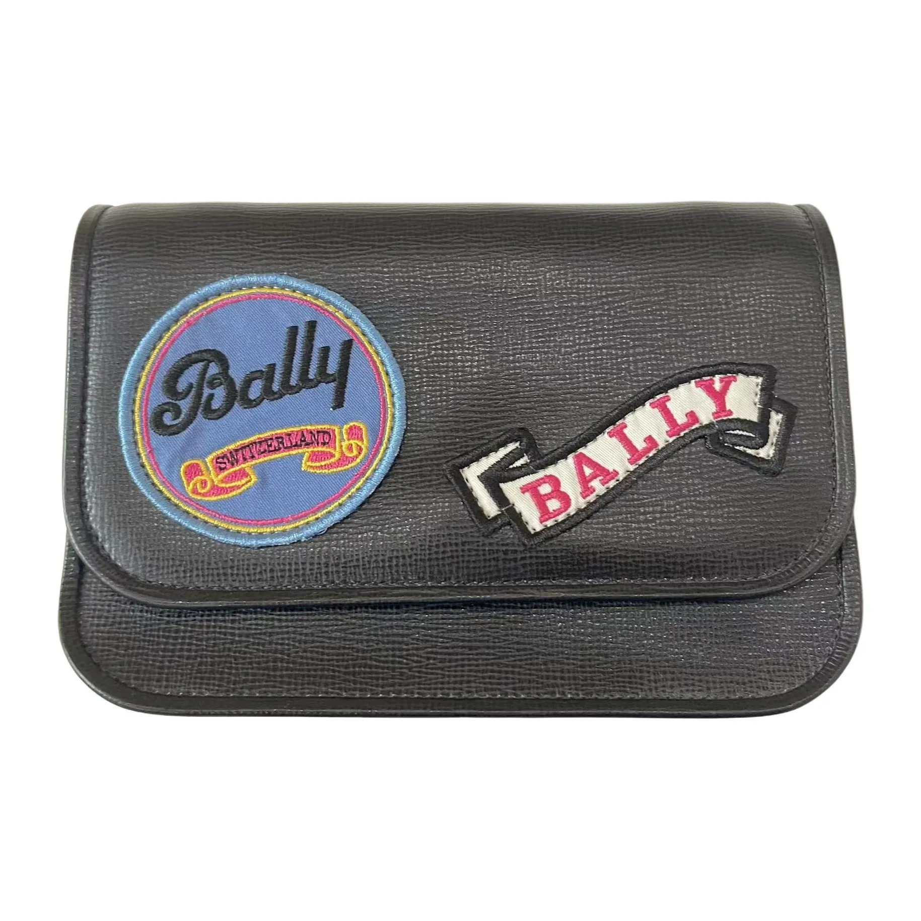 BALLY Клатч из коровьей кожи стандартный женский черный