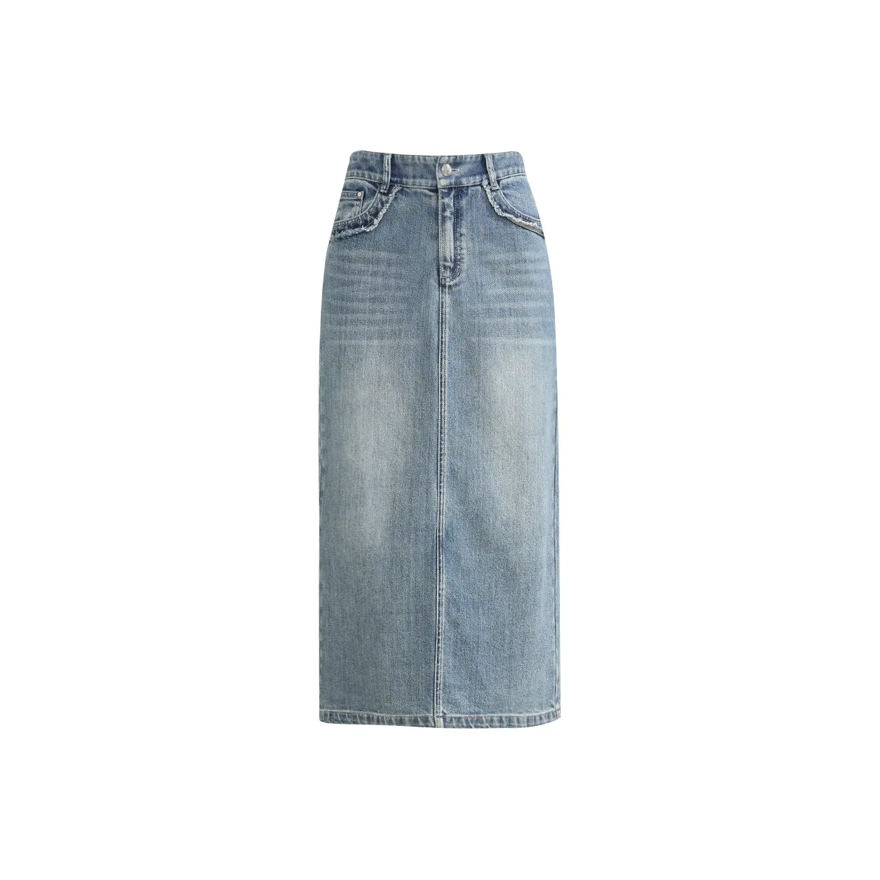 E.BECKY Джинсовый синий Женские Джинсовые короткие юбки