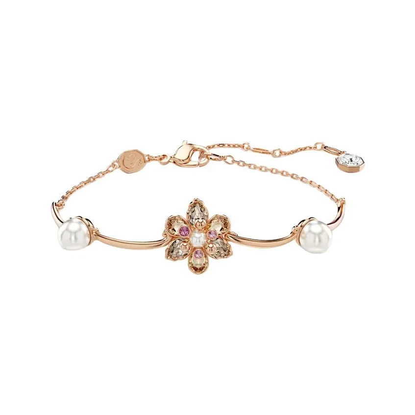 Swarovski Idyllia Искусственный кристалл Браслеты Женские Розовый