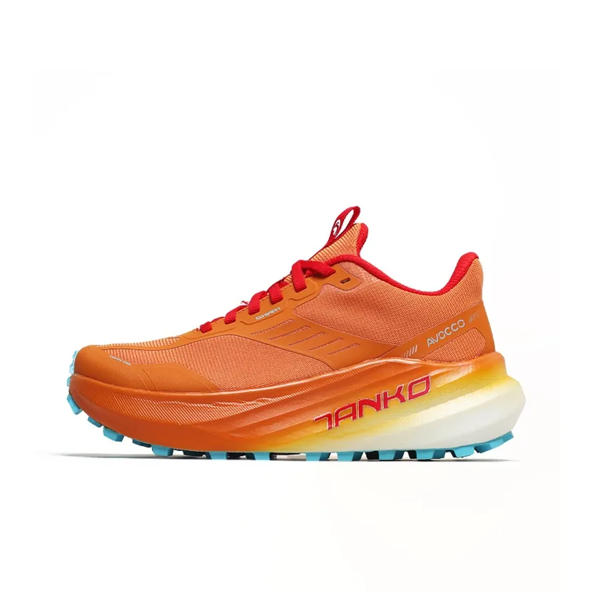 AVOCCO Ao Ge Fantasy Low Топ Беговые кроссовки Унисекс Ярко-оранжевый
