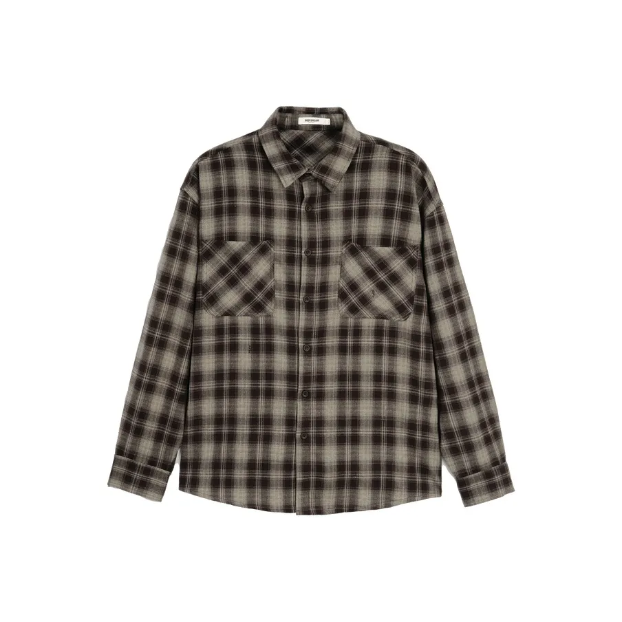 Bodydream Vintage Huichao Осенняя Рубашка Мужская