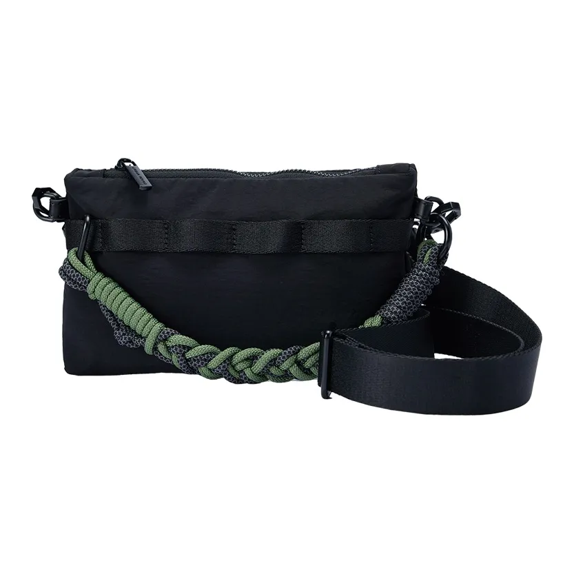 URBAN REVIVO Ткань Сумка через плечо Стандартная Мужская Черная