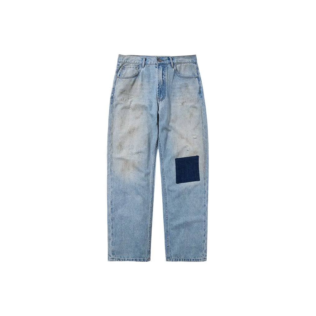 MARK ROBERTSON Розовые Синие Унисекс Джинсы