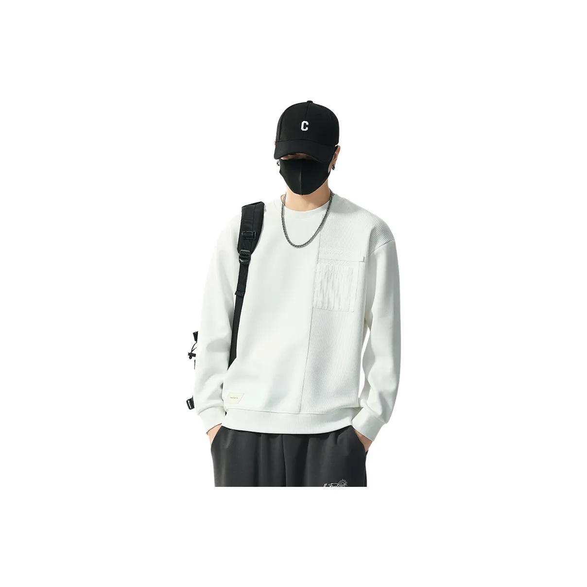 WilliamPOLO Длинный рукав Т-рубашка Базовый слой Унисекс