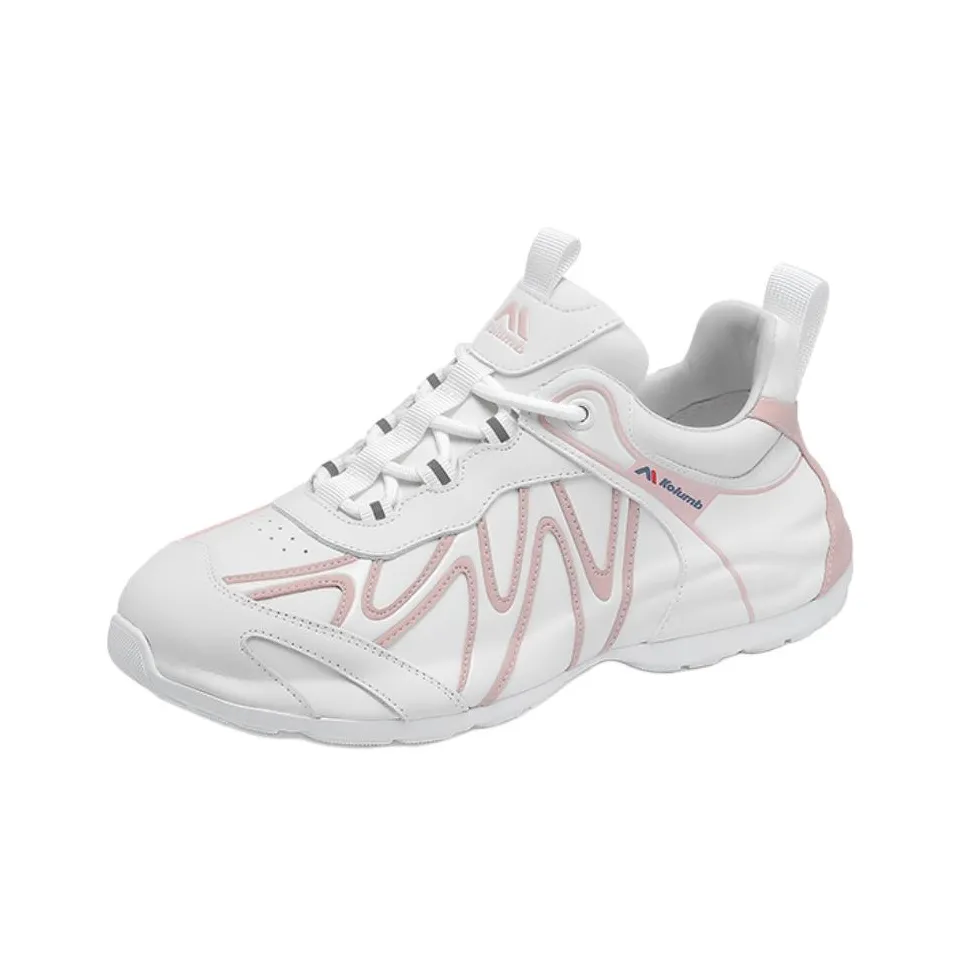 KOLUMB Легкий Anti Slip Низкий Топ Повседневная Обувь Женская Белая Розовая
