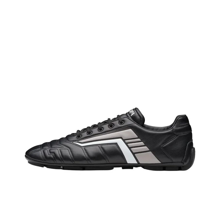 PRADA Casual Shoes Men Low-Top Black/Gray
