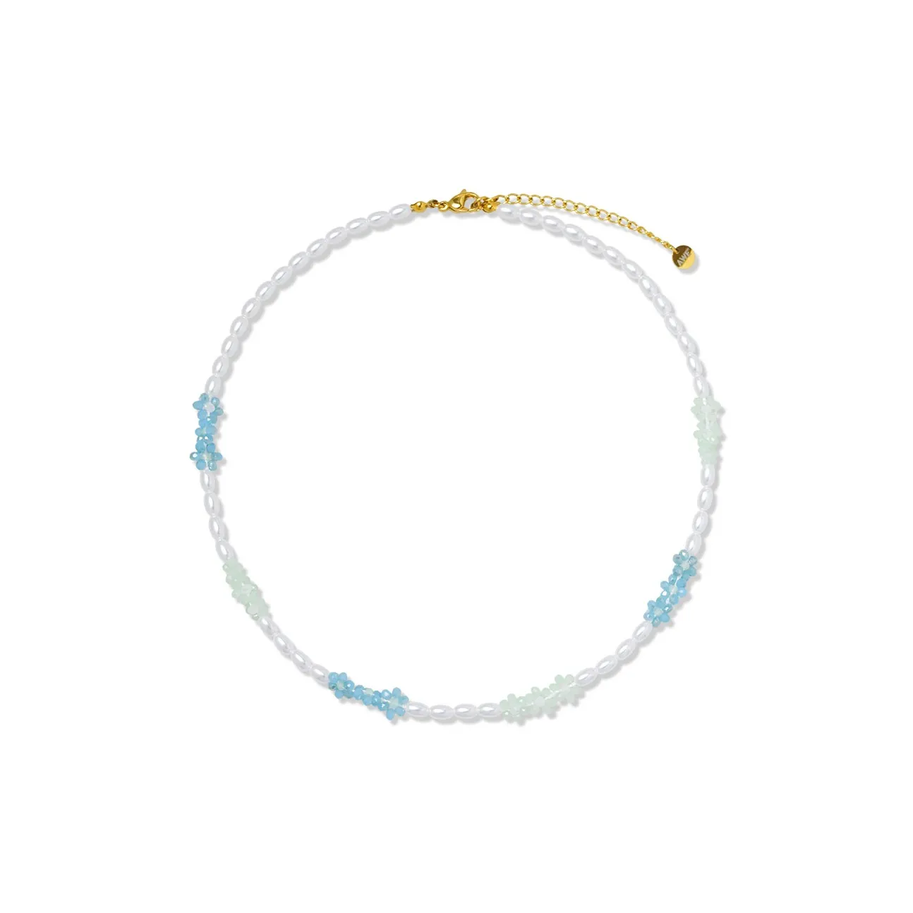 AWE Shell Pearl Titanium Steel Necklaces Women's